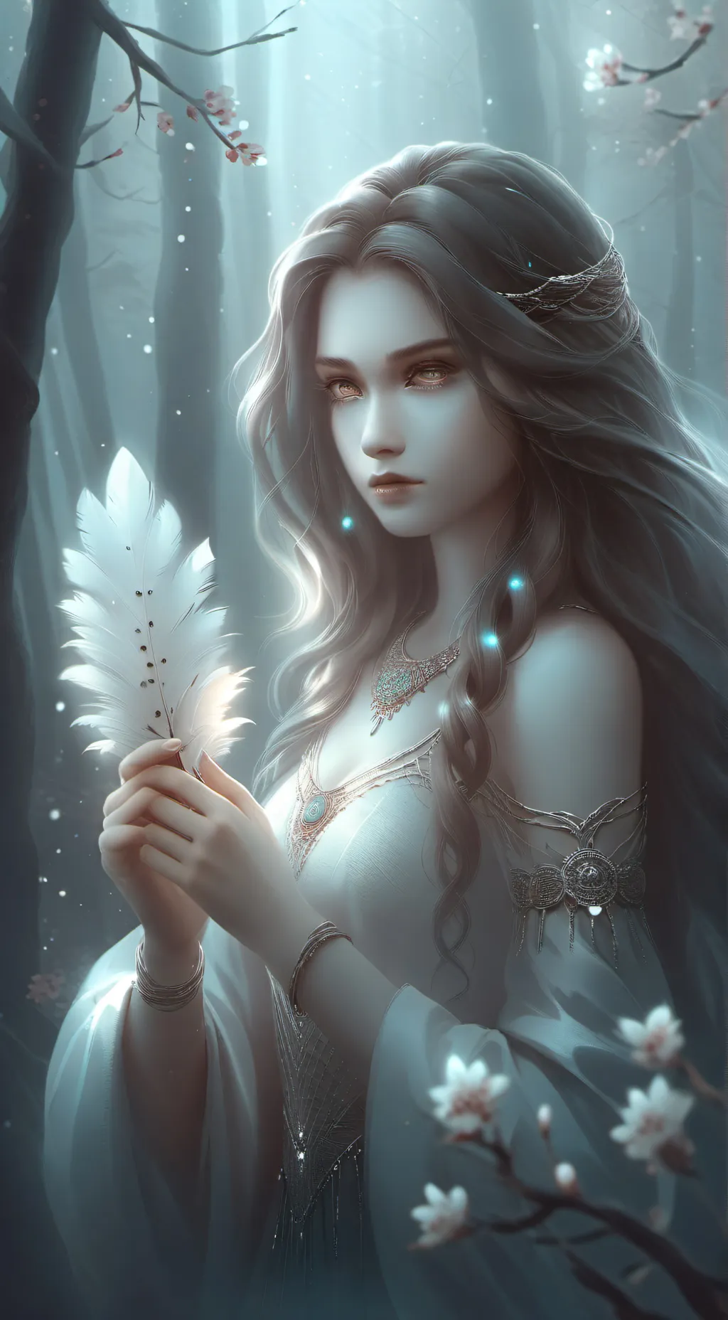 ai character: Ambre  background