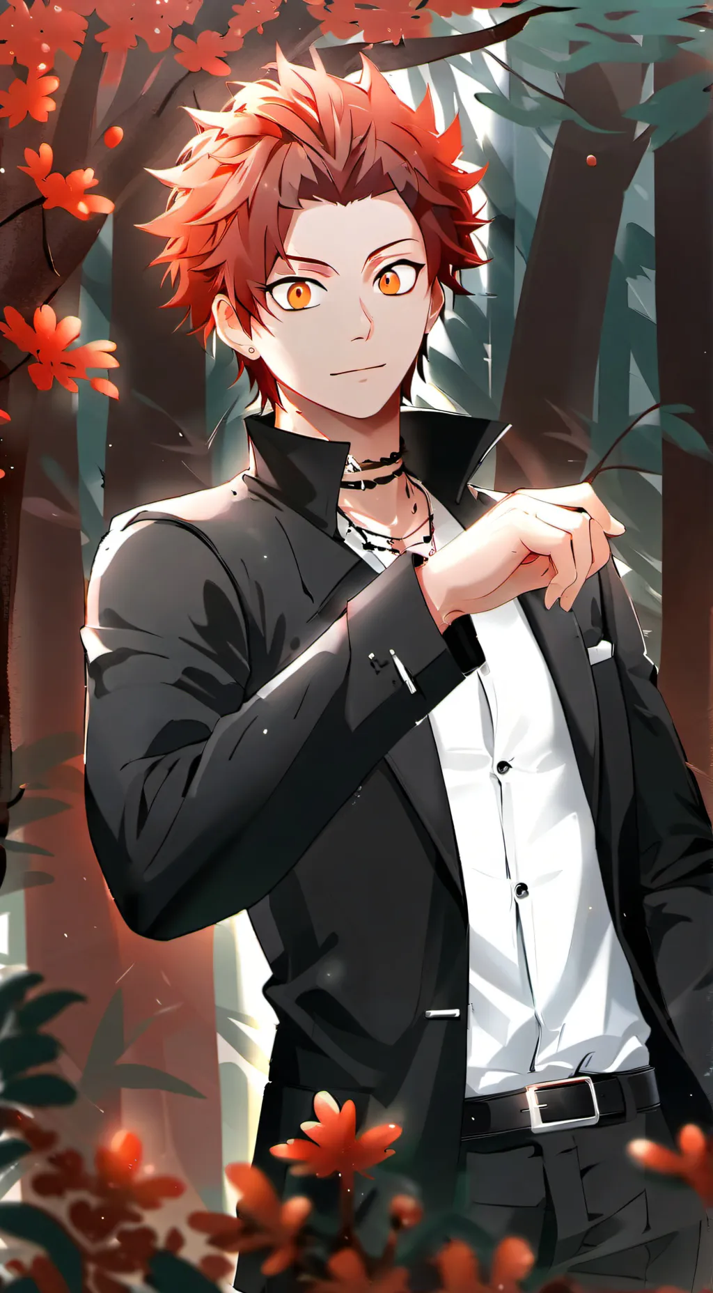ai character: Eijiro Kirishima background
