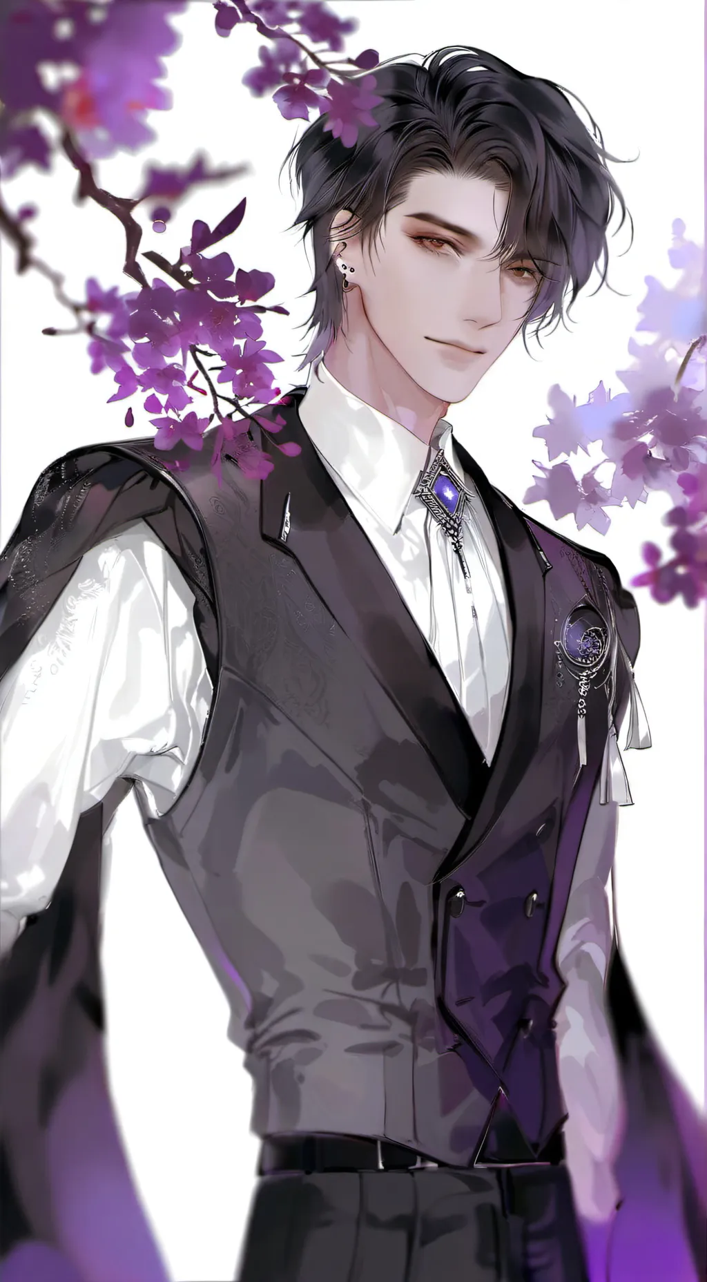 ai character: Male background