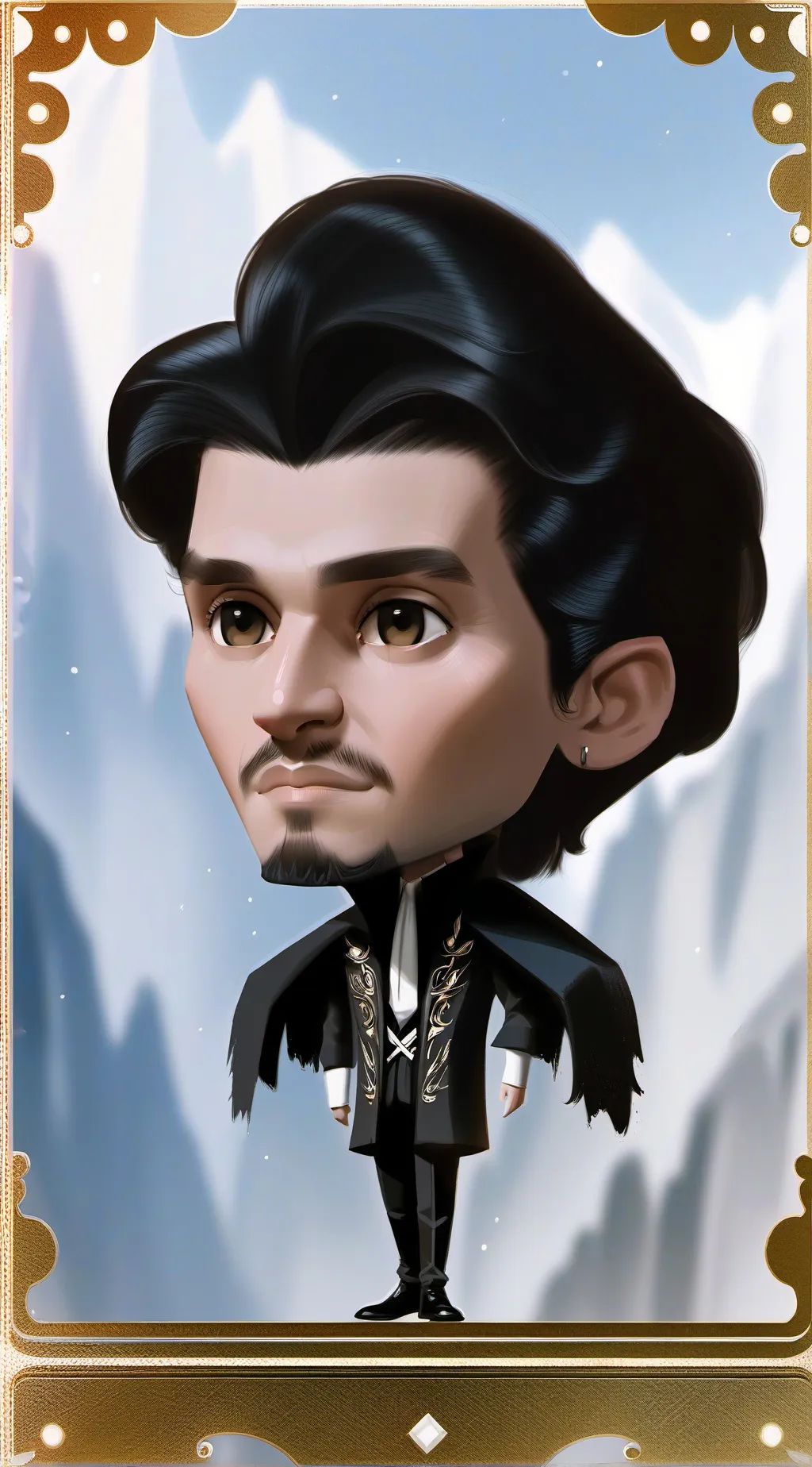 ai character: I ran out ideas background