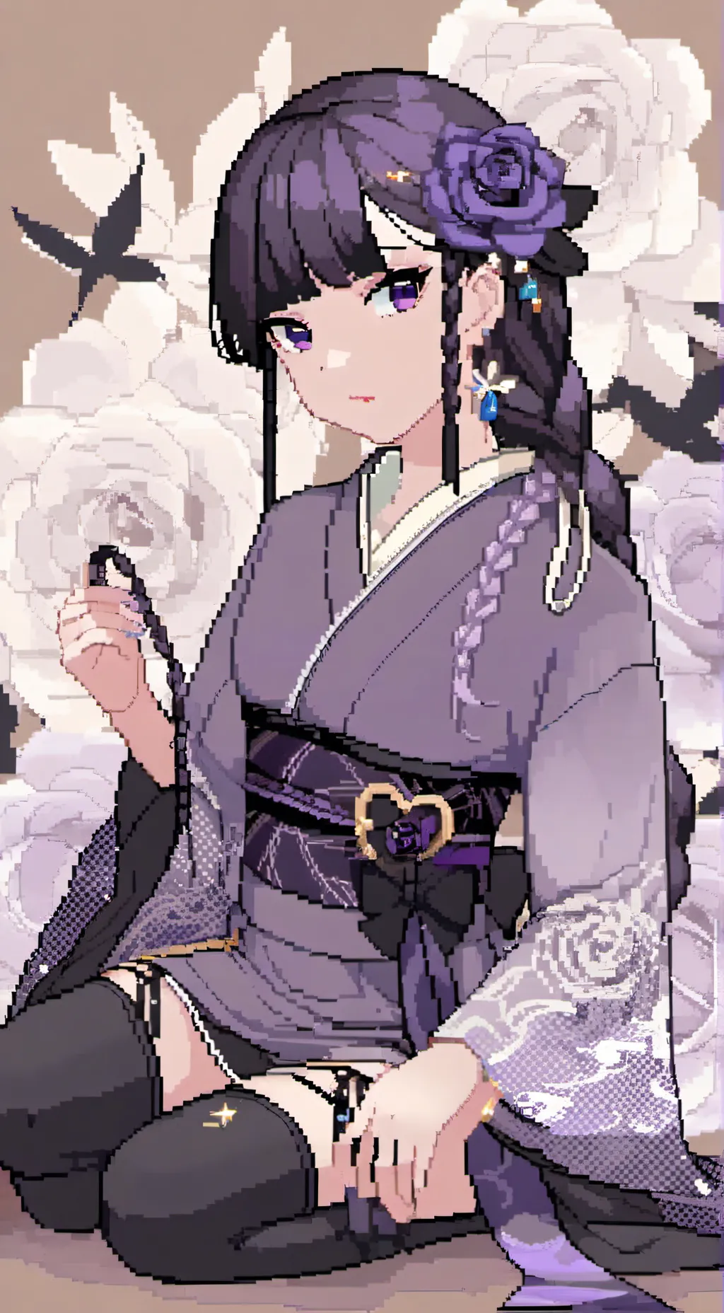 ai character: raiden shogun  background