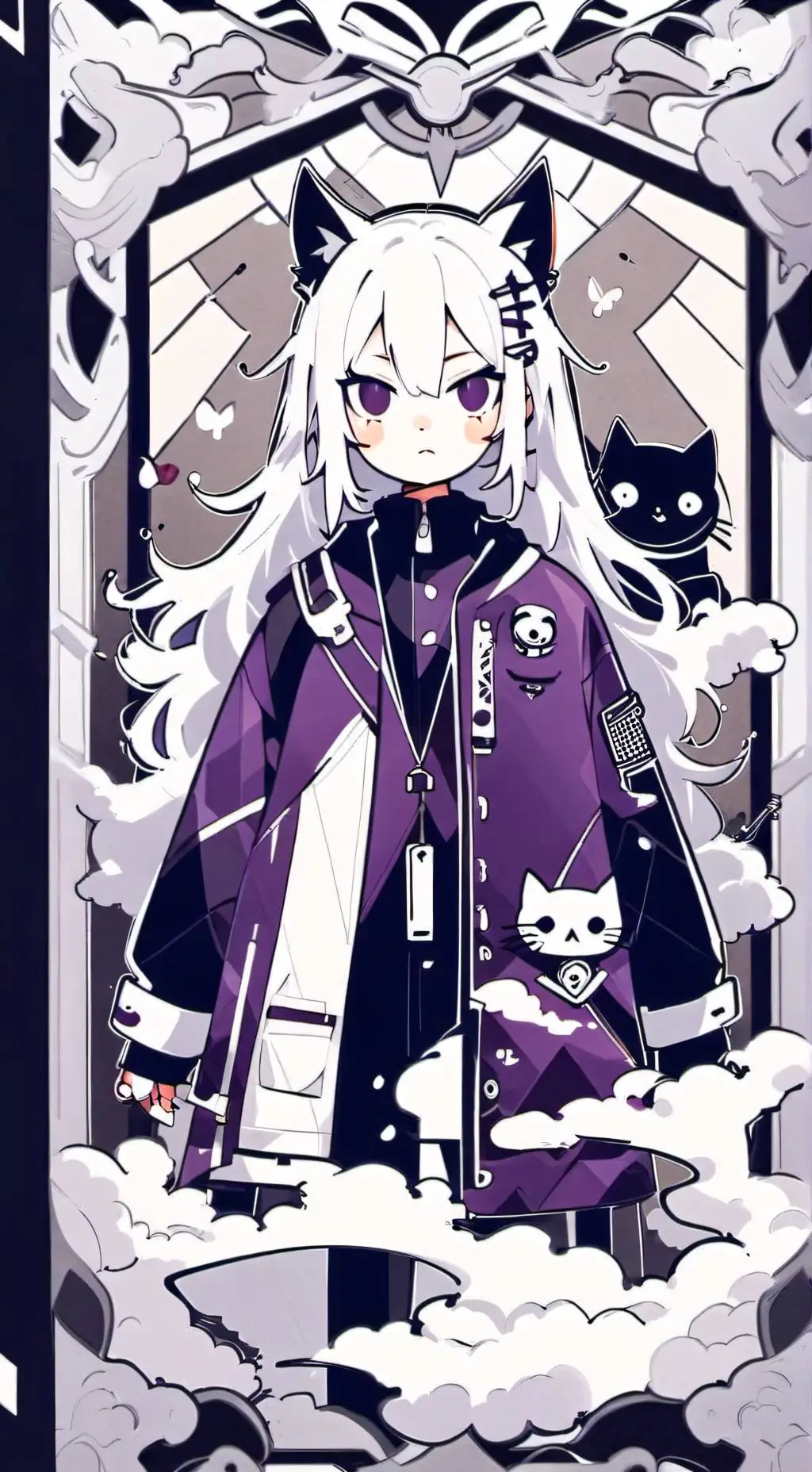 ai character: Saki background