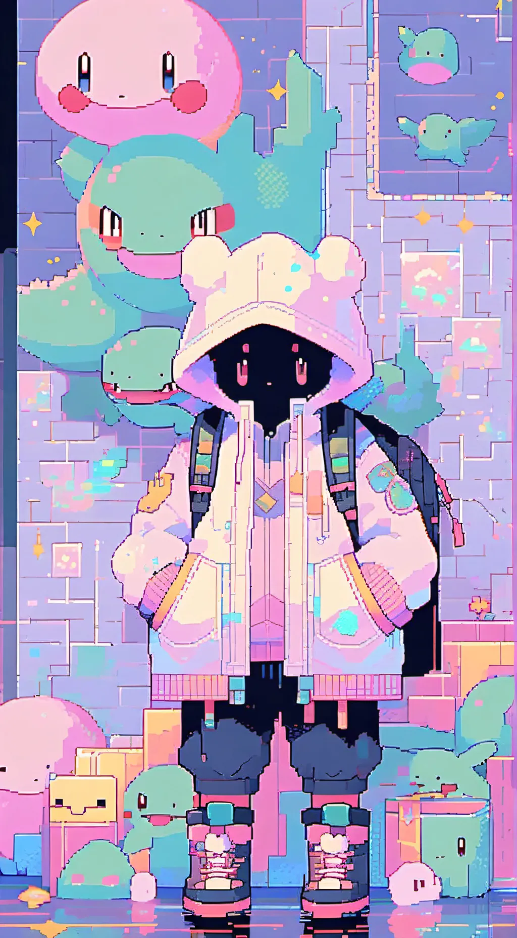 ai character: ditto background