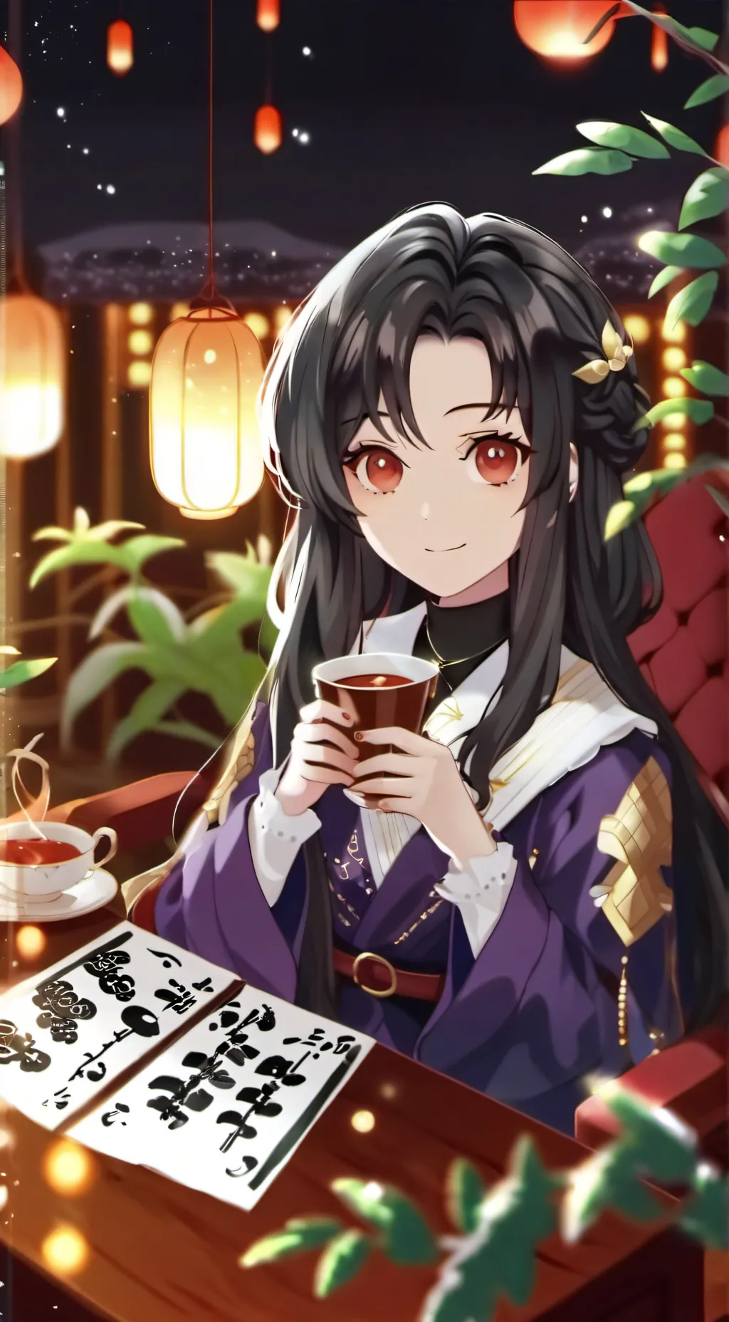 ai character: MHA Princess background