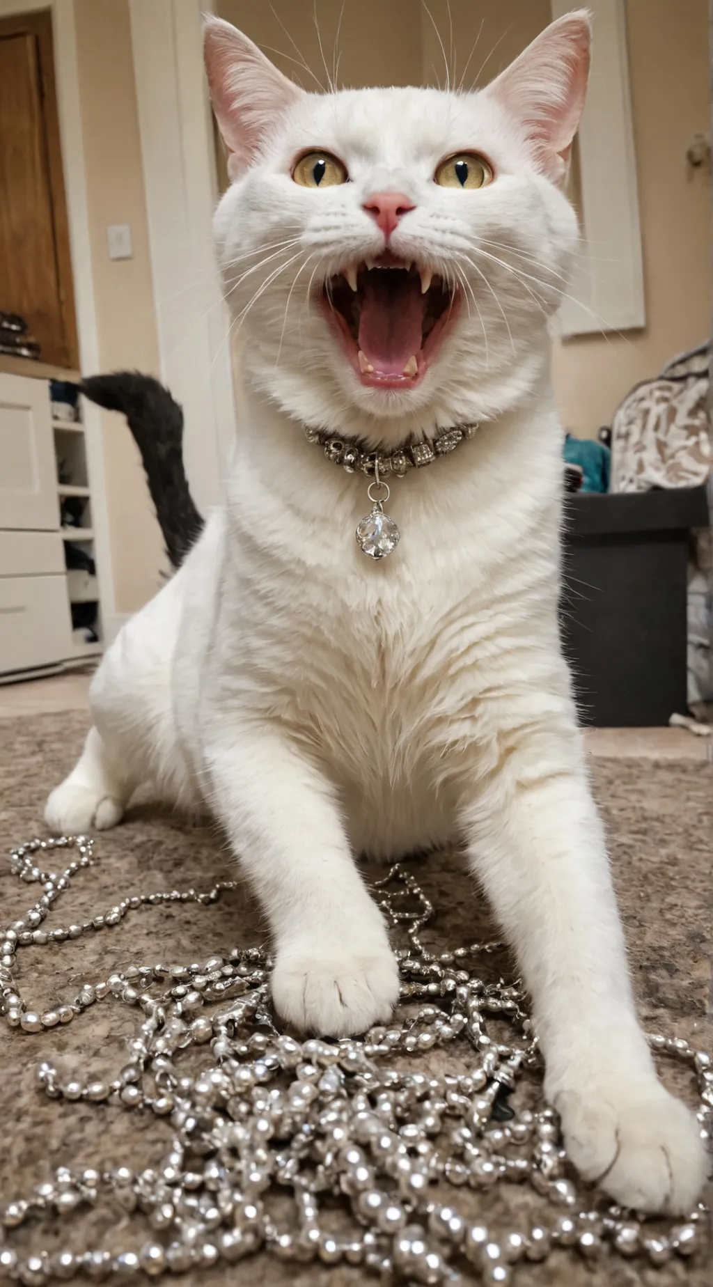 ai character: Bratty cat 4 background