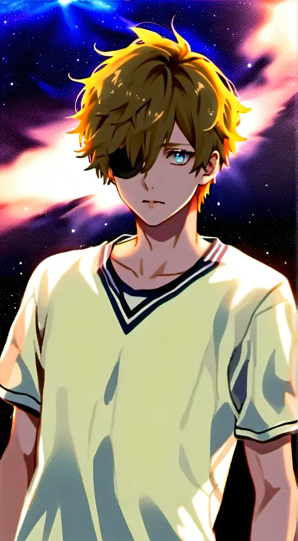 ai character: Aqua Hoshino background