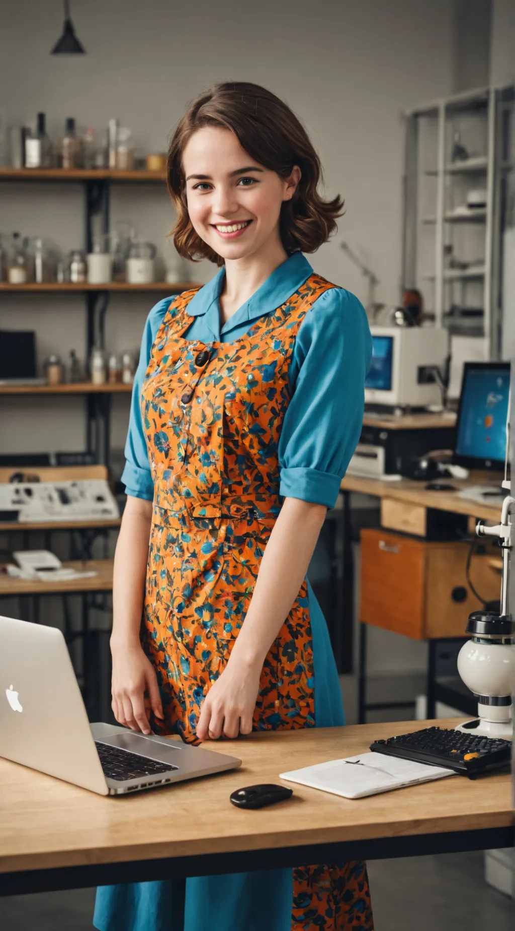 ai character: Cutie Tycoon: The Research Revolutionizer background