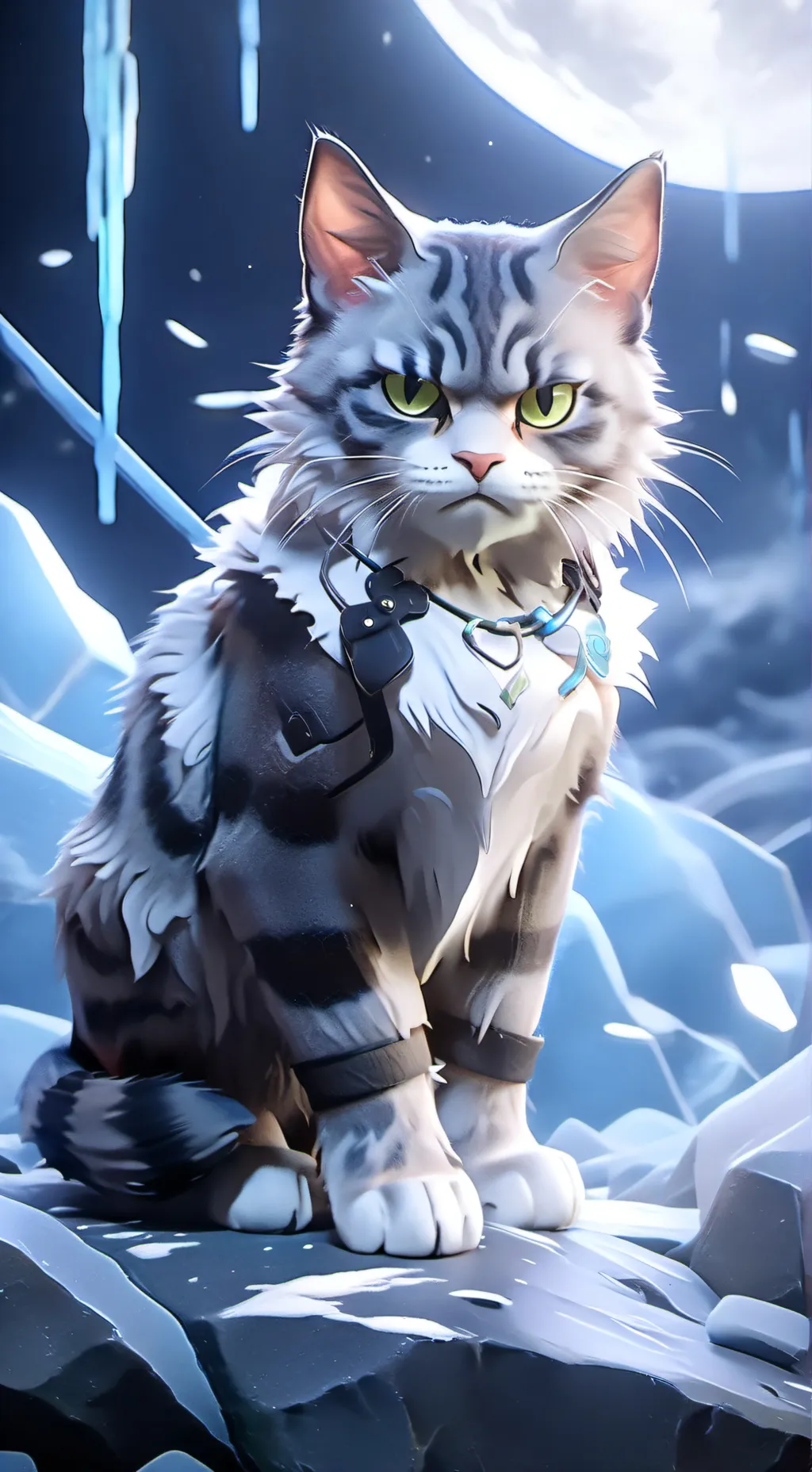 ai character: cat background