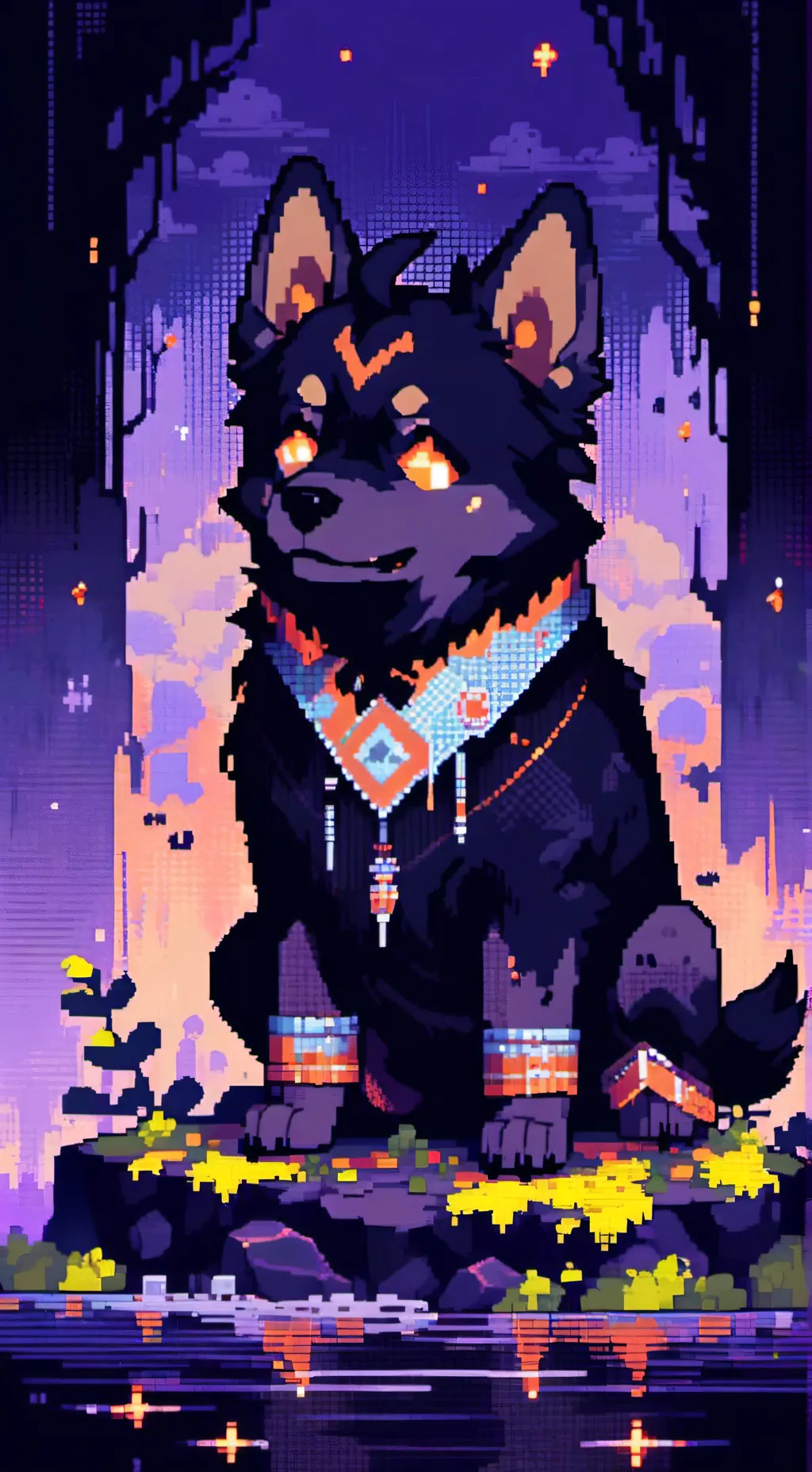 ai character: Pebble background