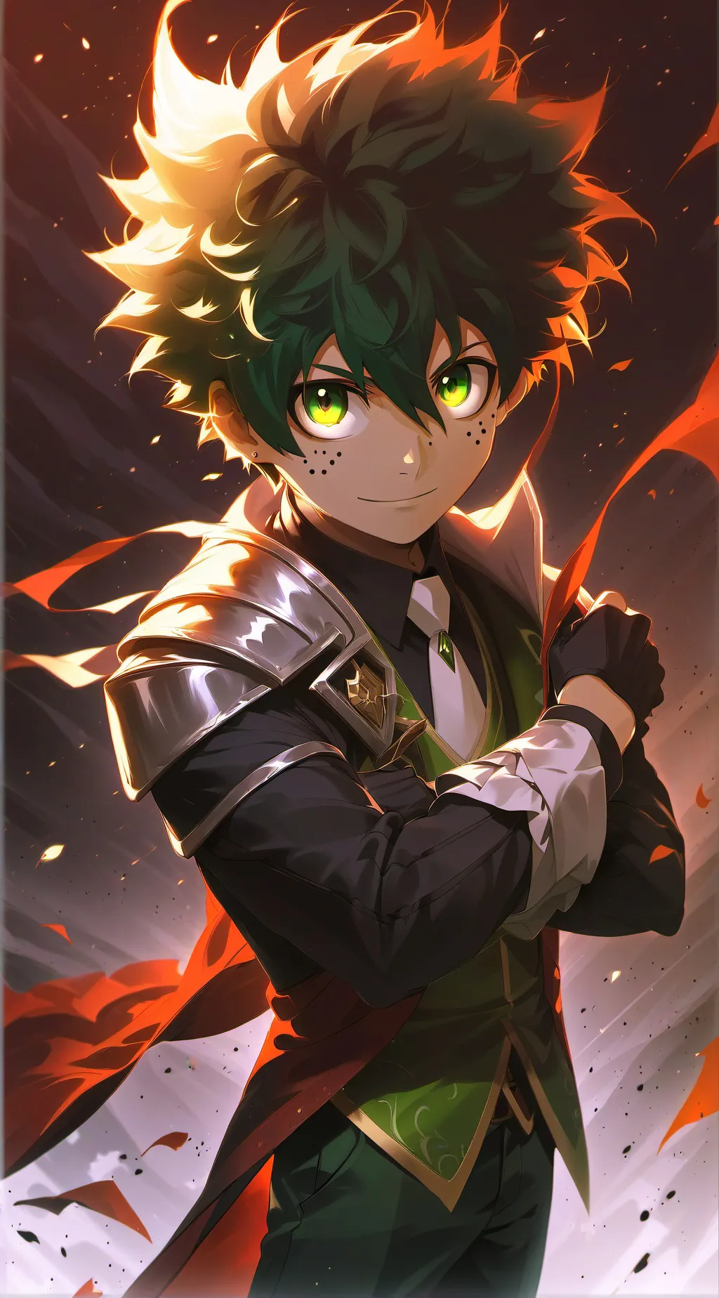 ai character: deku background
