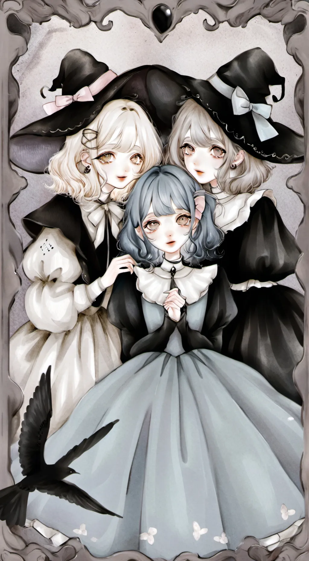 ai character: andra sandra Miche background