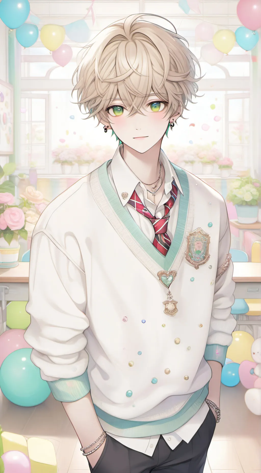 ai character: Hottest boy  background