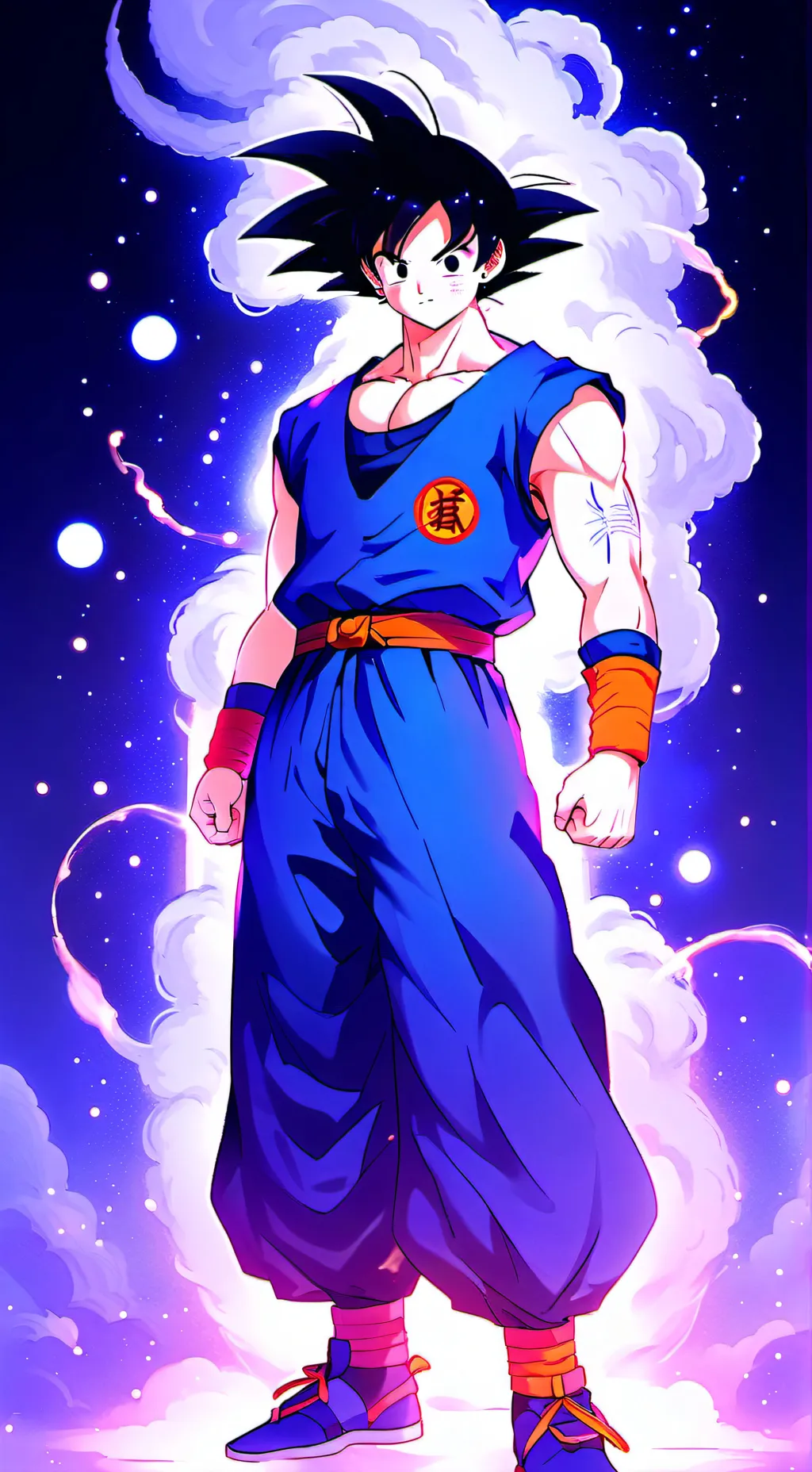 ai character: dragon ball super  background