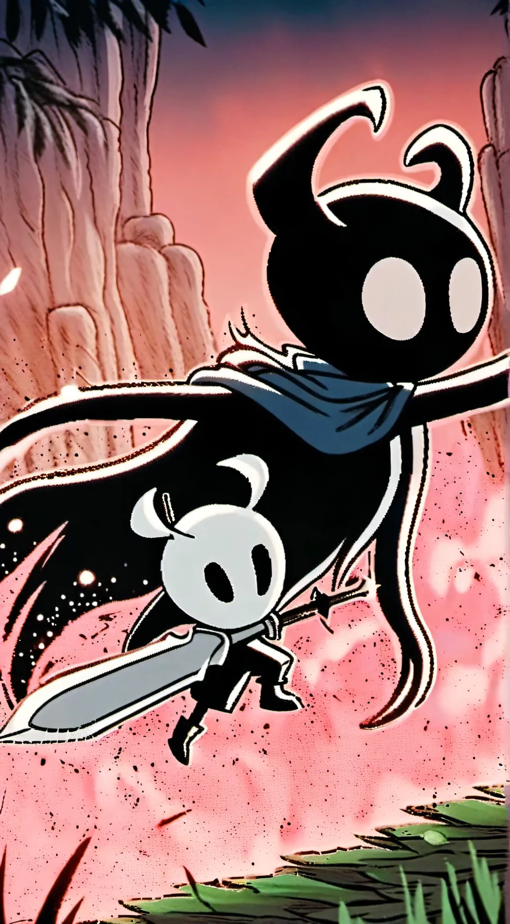 ai character:  knight background