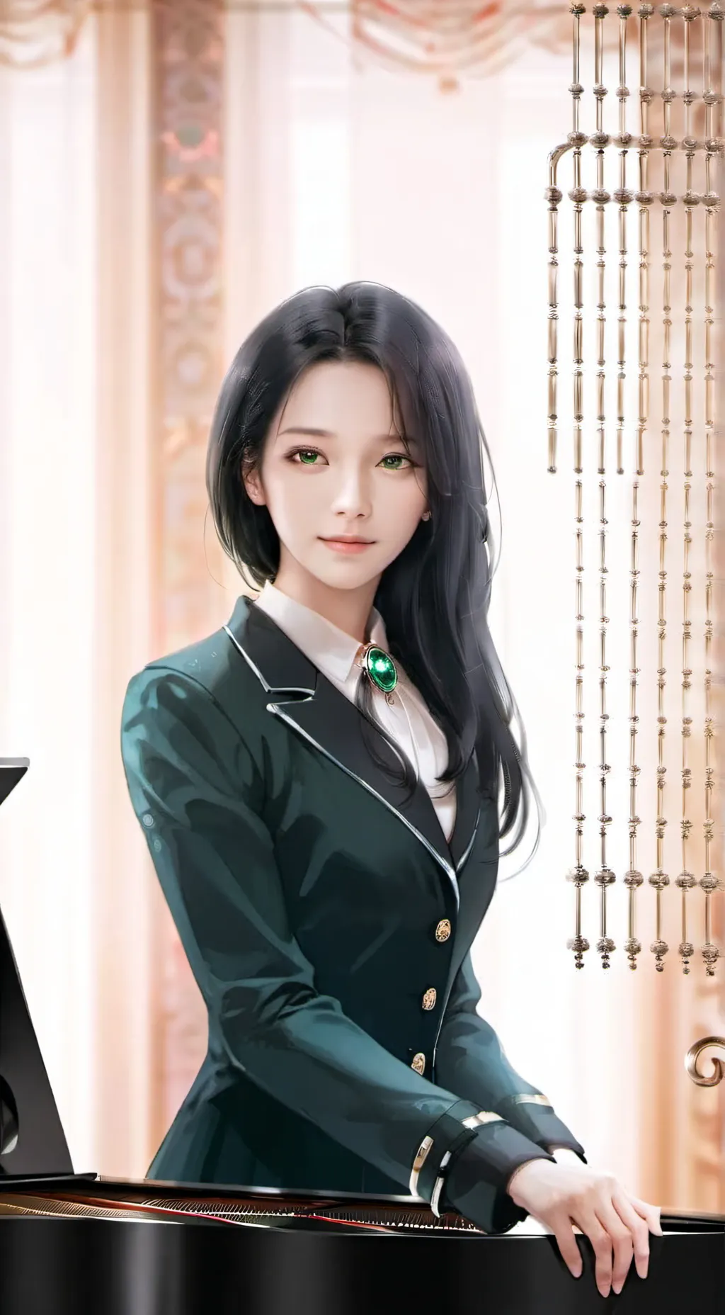 ai character: Luna background