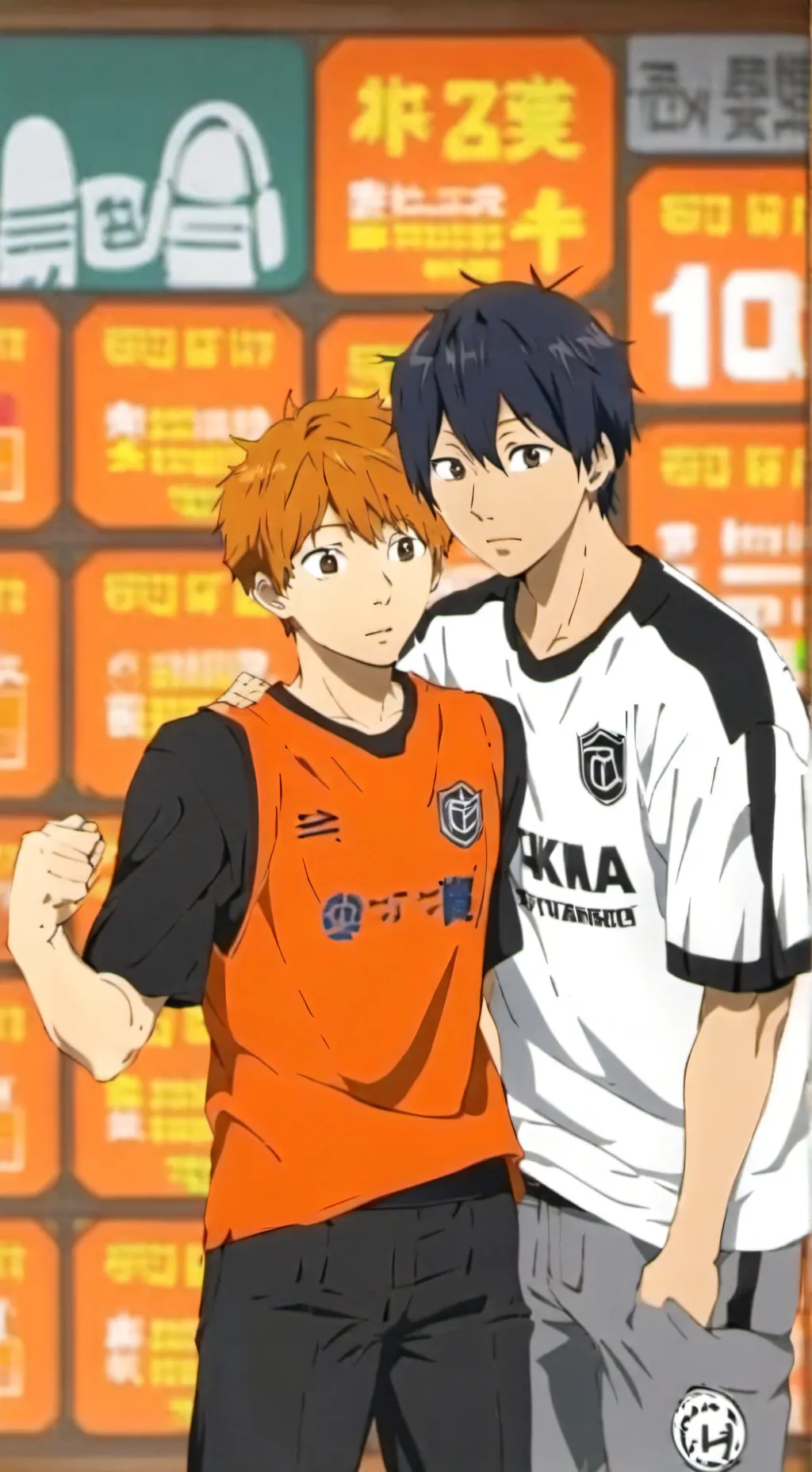 ai character: Hinata x Kageyama background