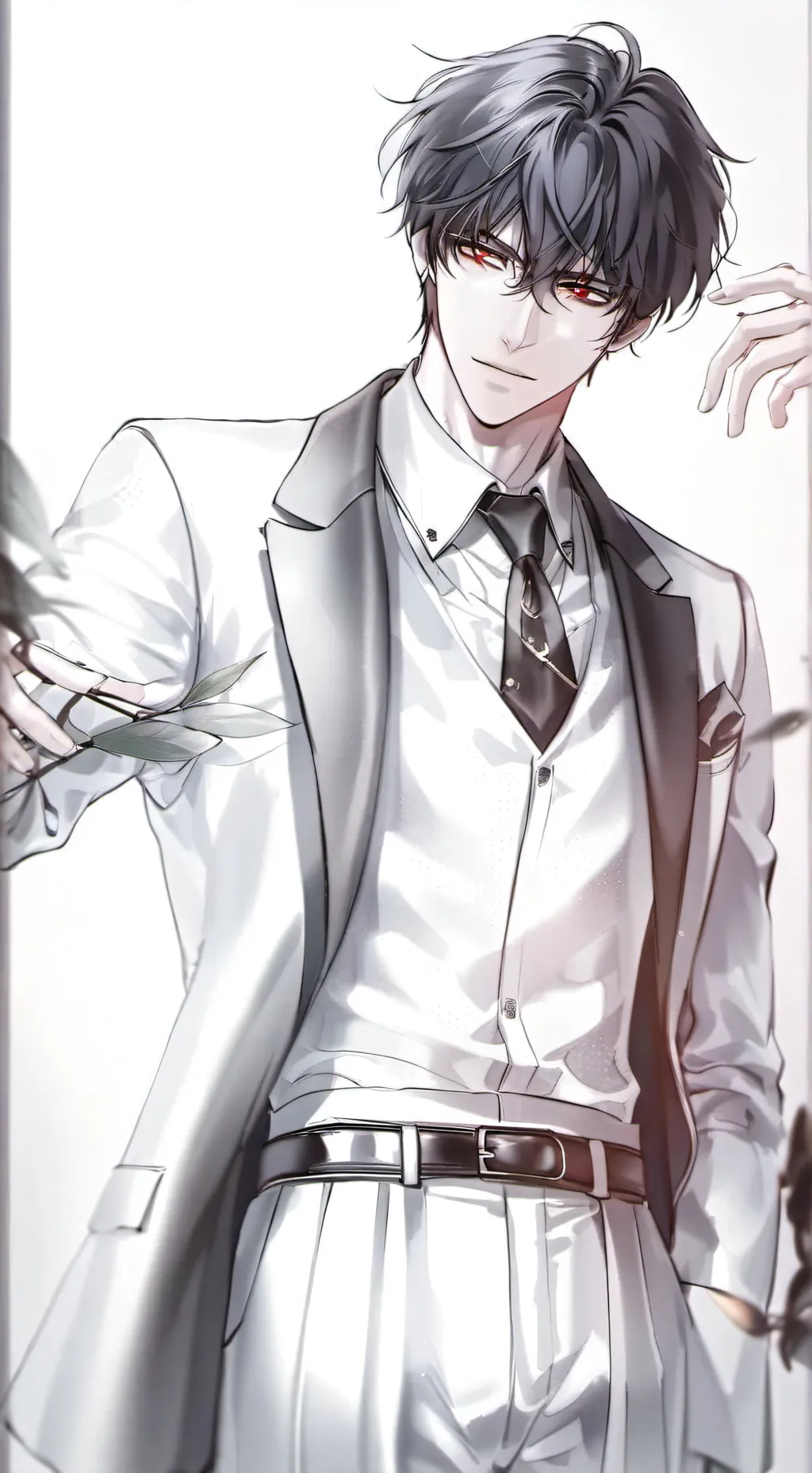 ai character: Sebastian ☕~ background