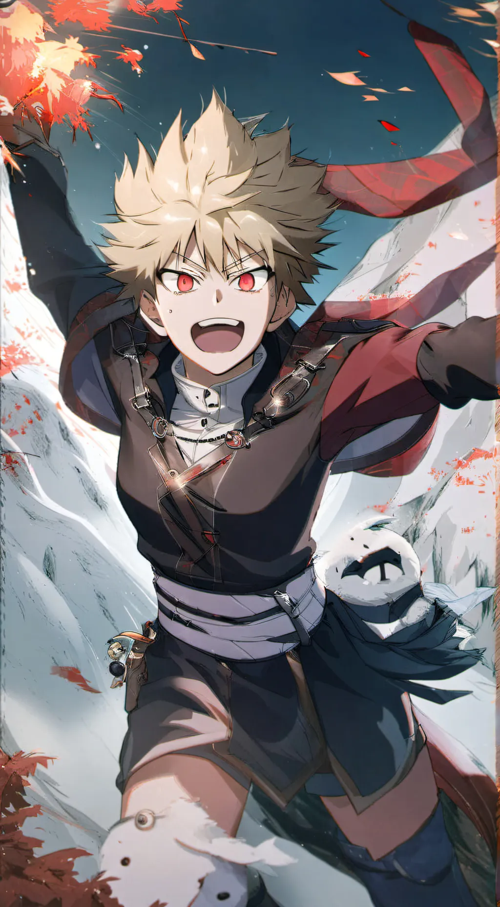 ai character: bakugo background