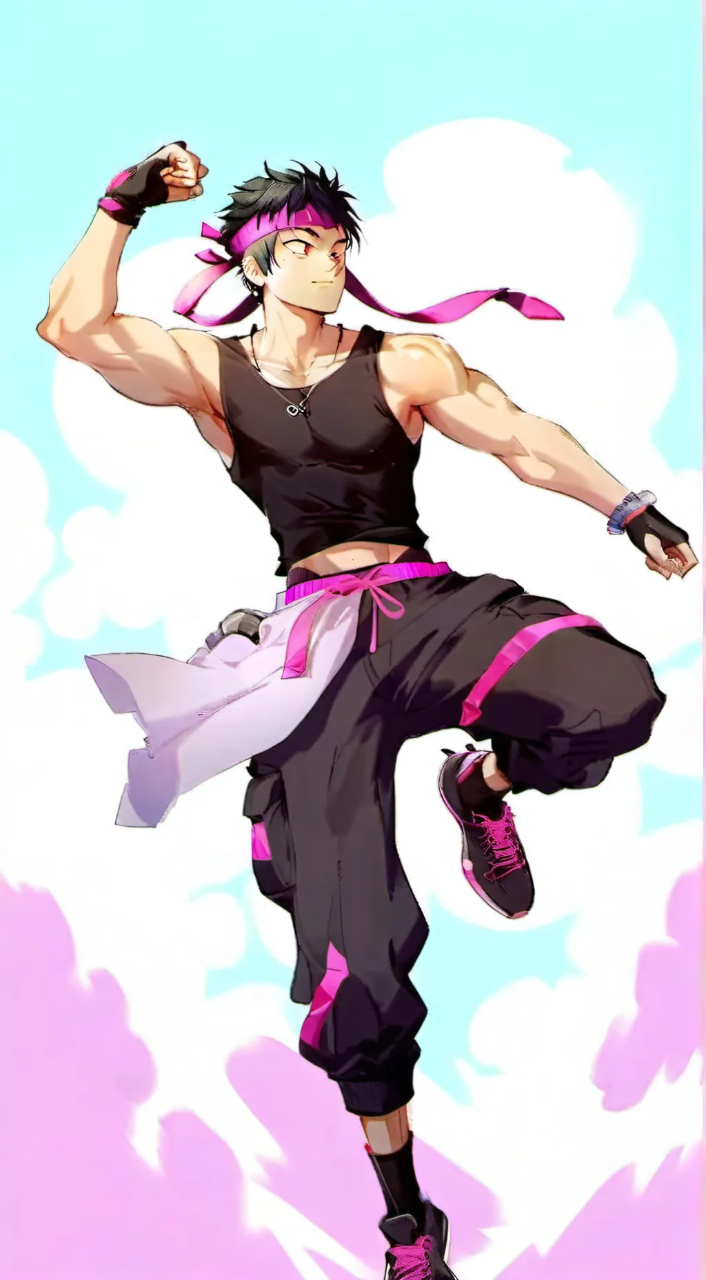 ai character: Denki background