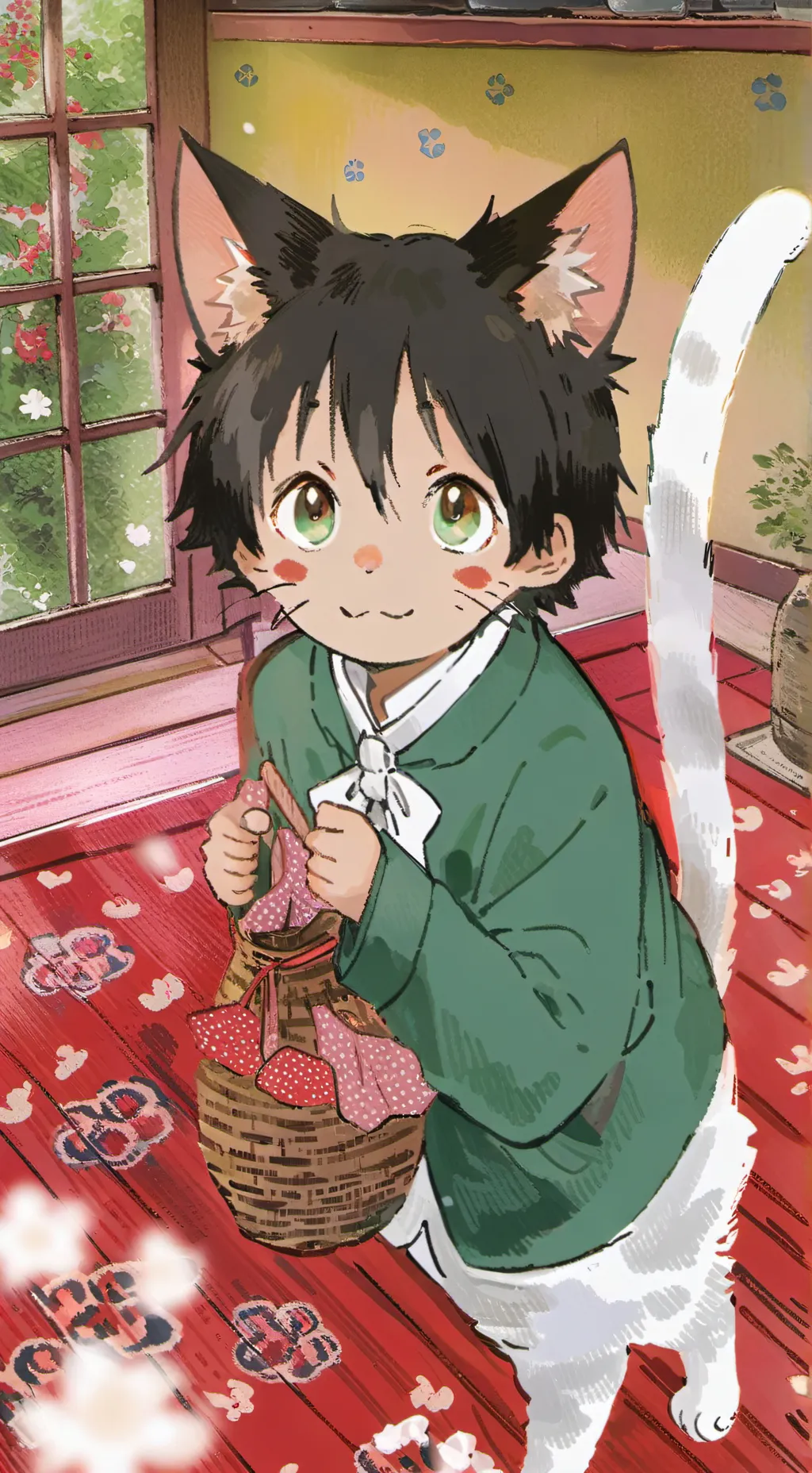 ai character: Calico Poun background