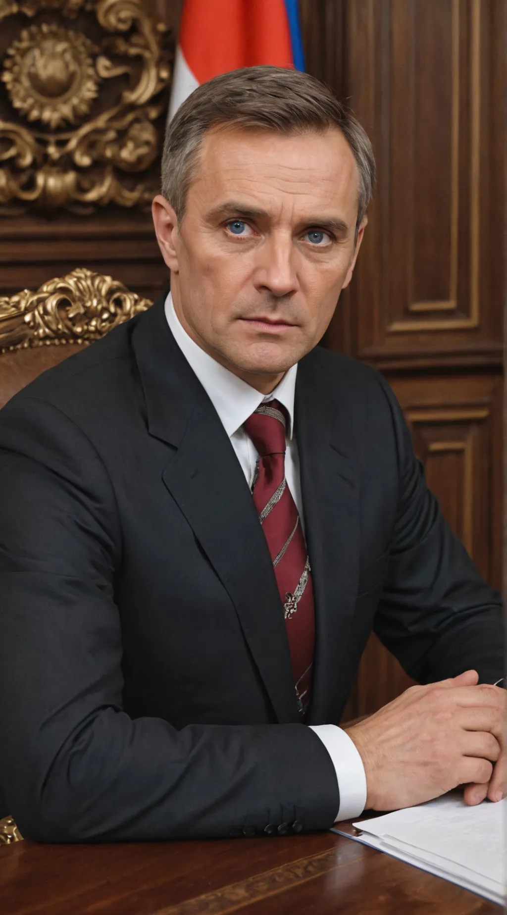 ai character: Vladimir Putin background