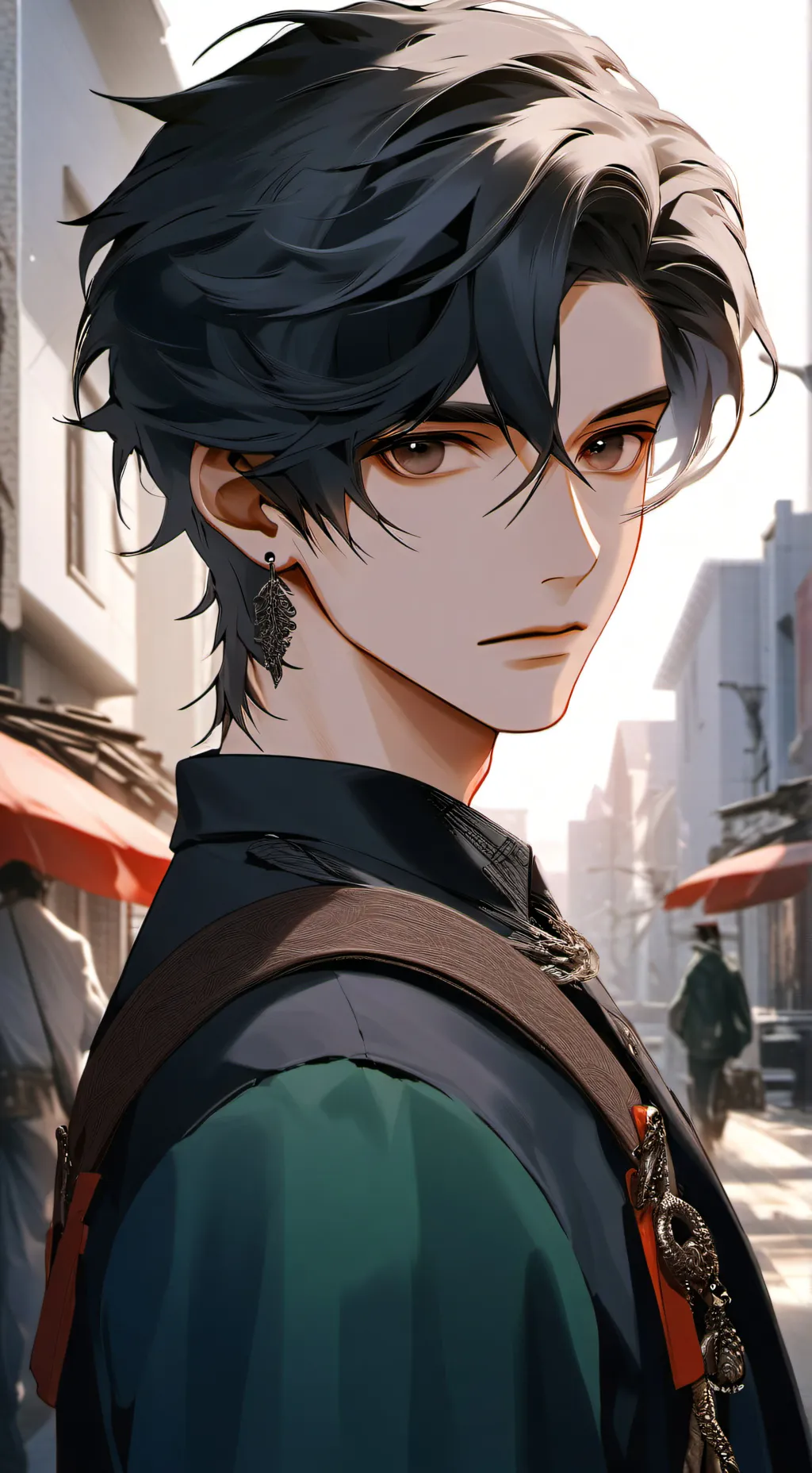 ai character: Adrien background