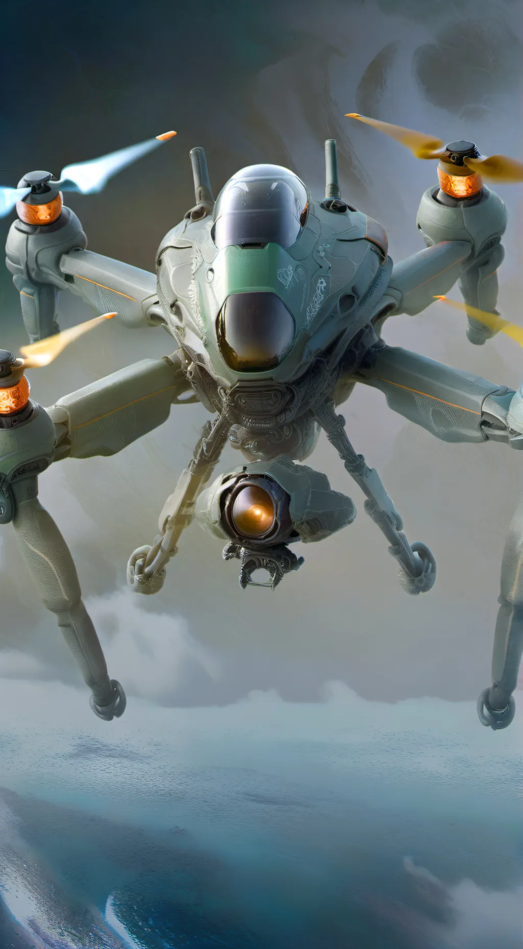 ai character: MD Flu shot background