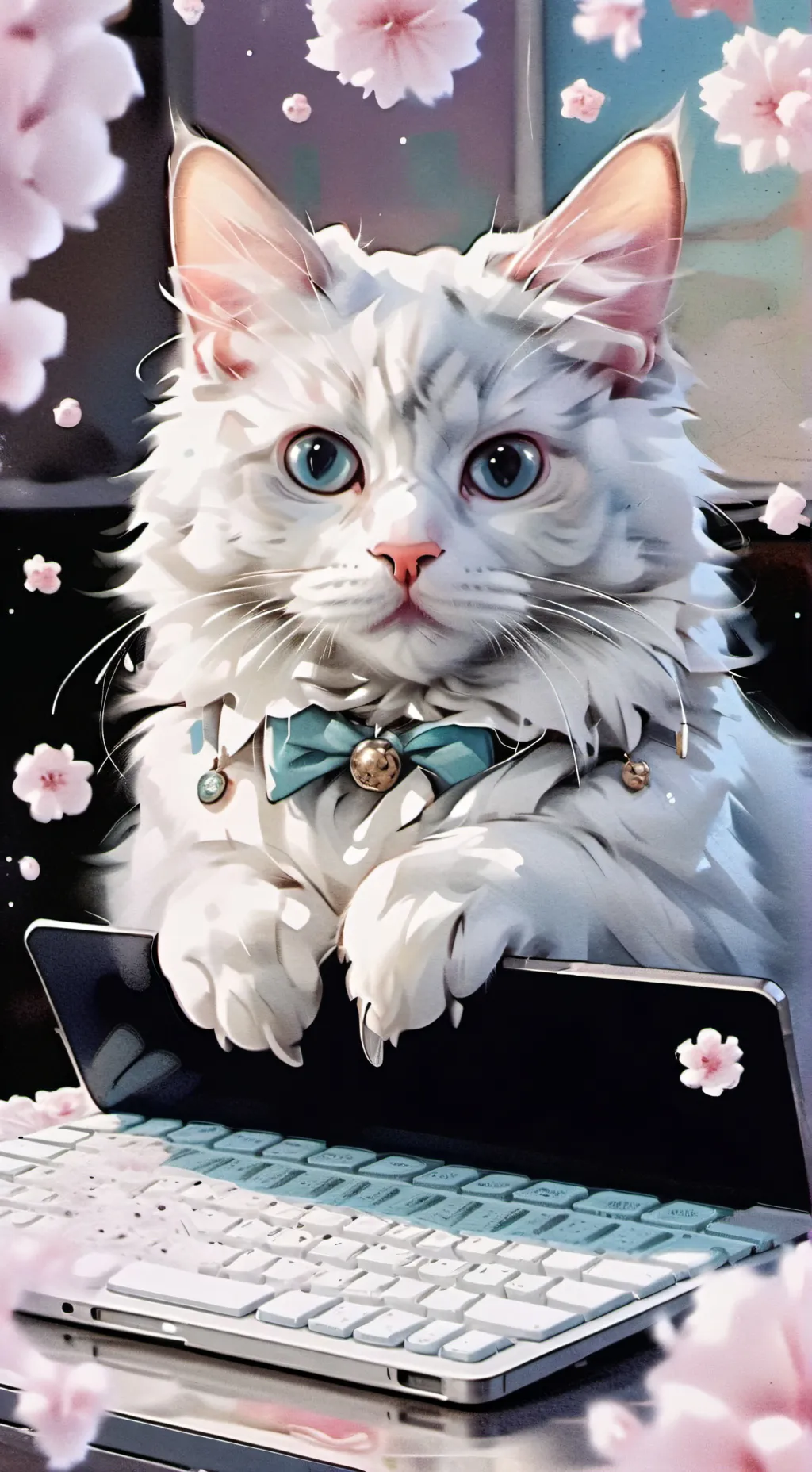 ai character: BlueBlitz background