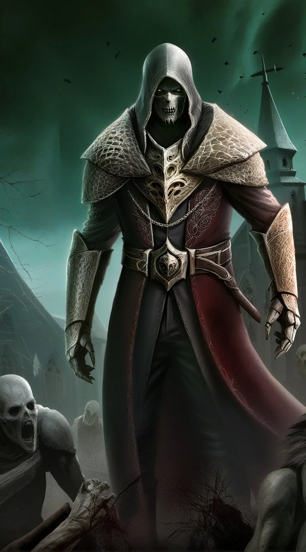 ai character: Dread Wood background