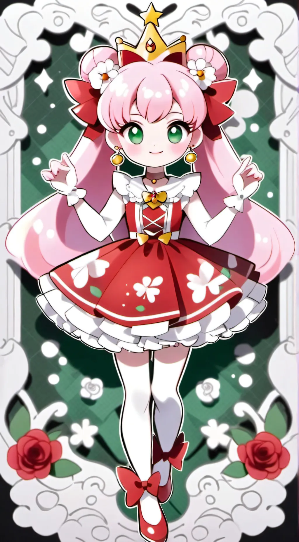 ai character: Happying background