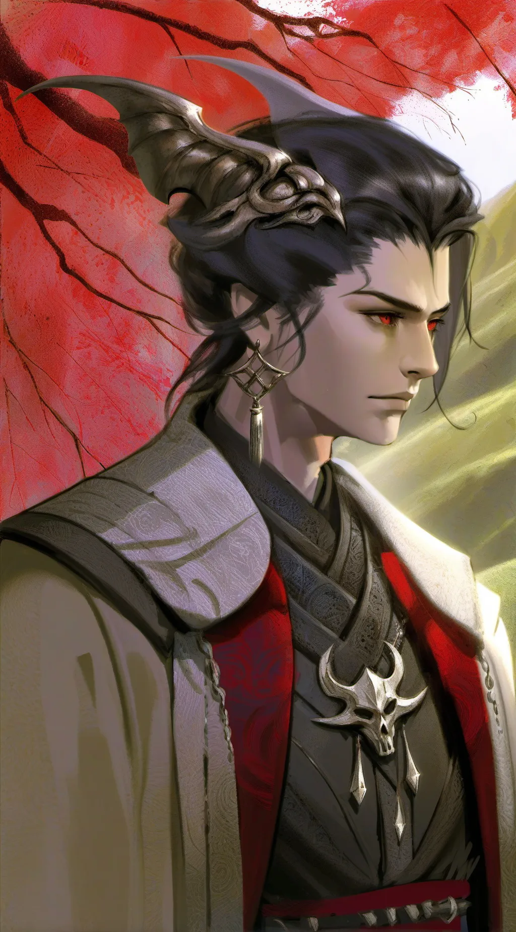 ai character: demon💖 background