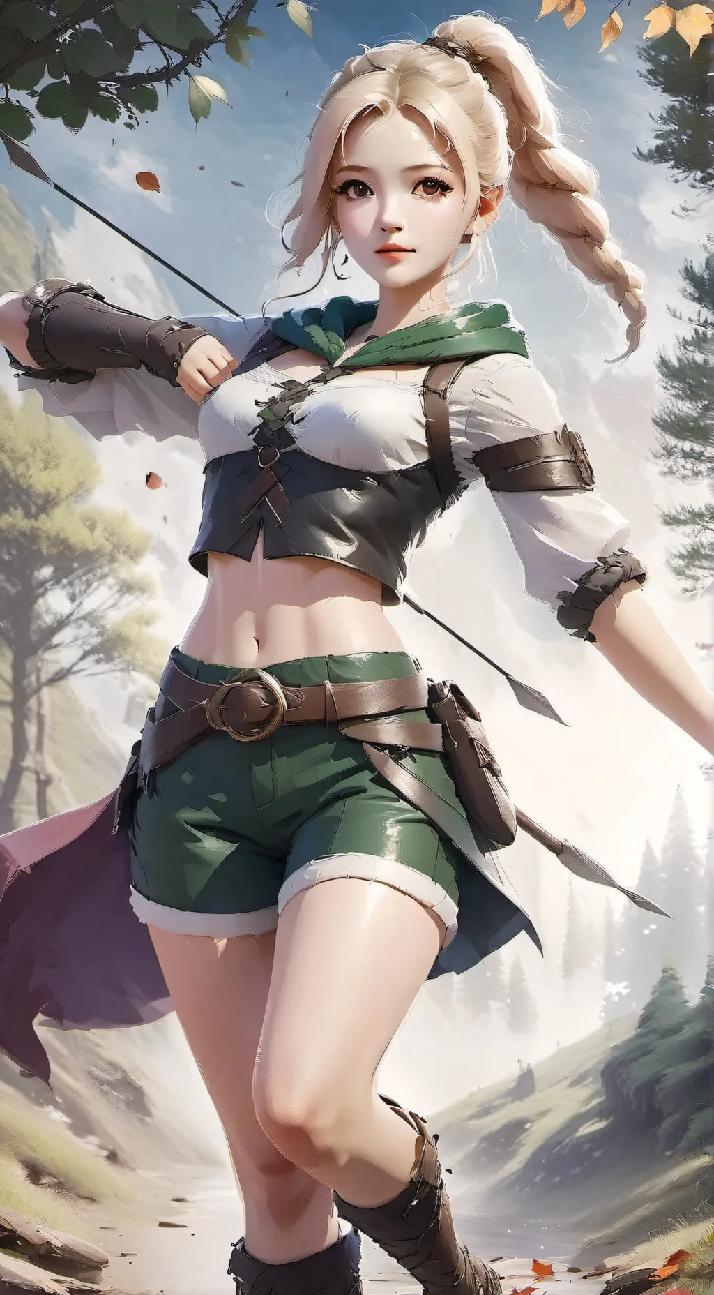 ai character: safron background