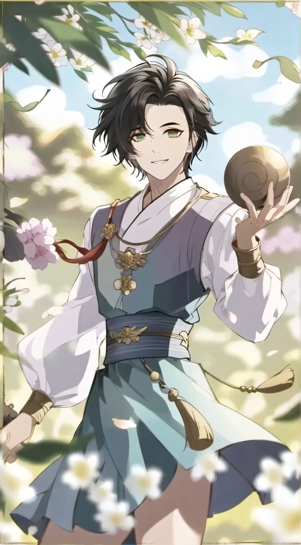 ai character: monoma background