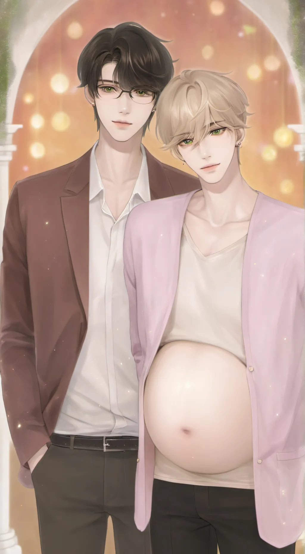 ai character: Bangchan×Seungmin background