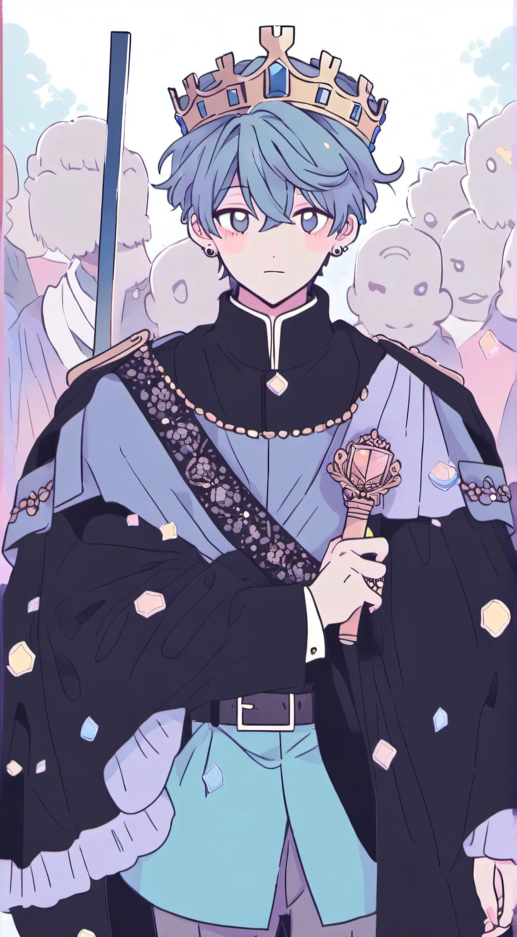 ai character: Король background