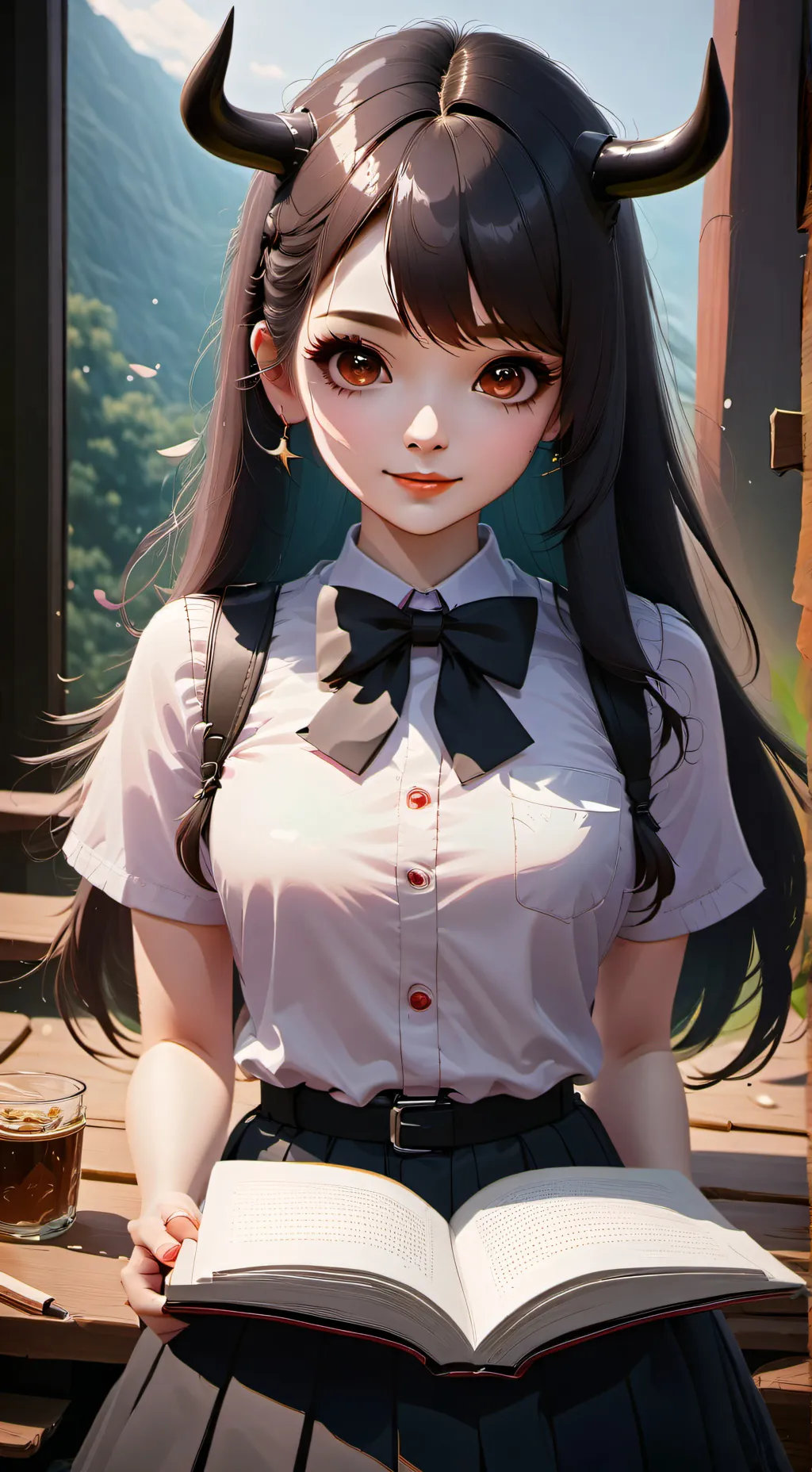 ai character: Diamond  background