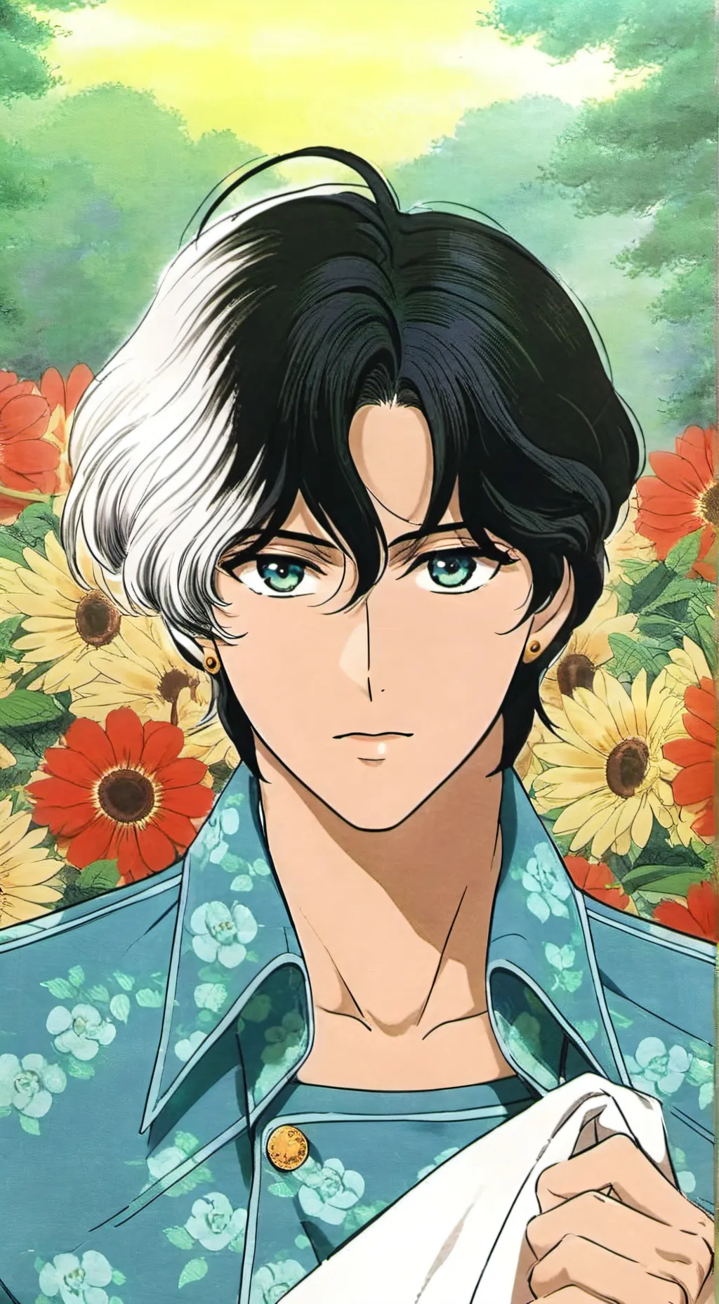 ai character: Olivier  background