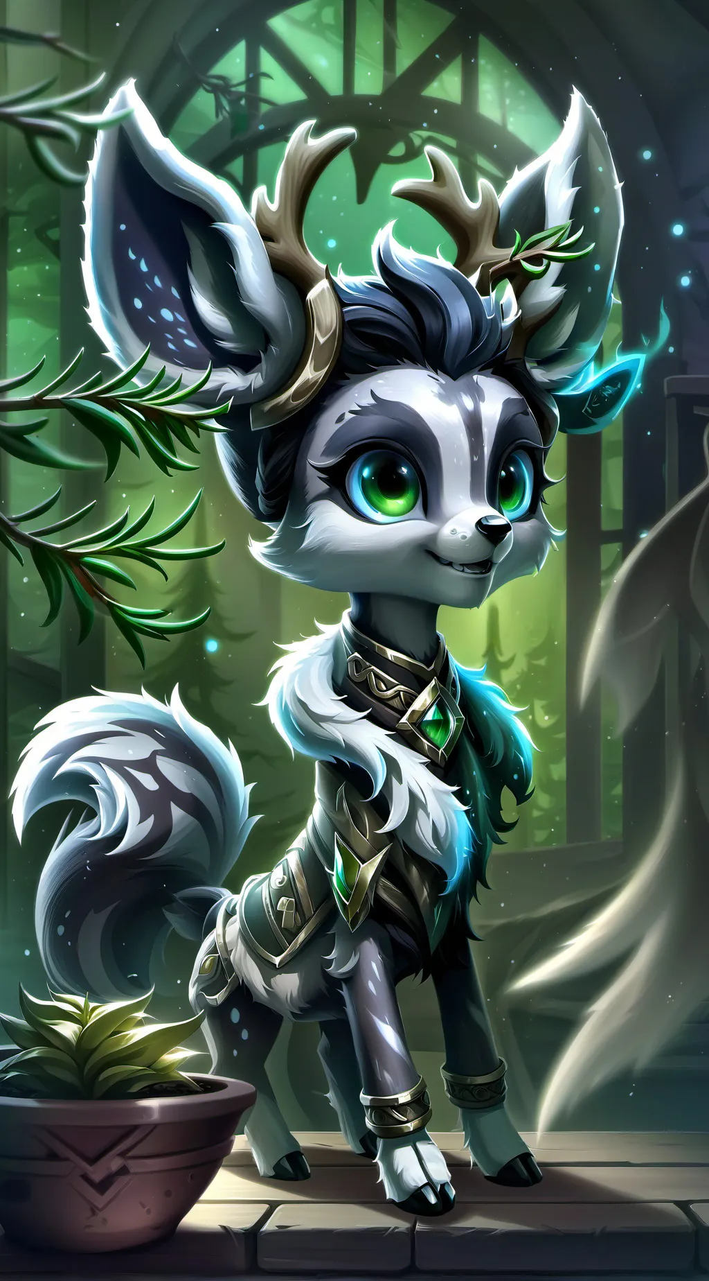ai character: Dappled Spirit Dee background