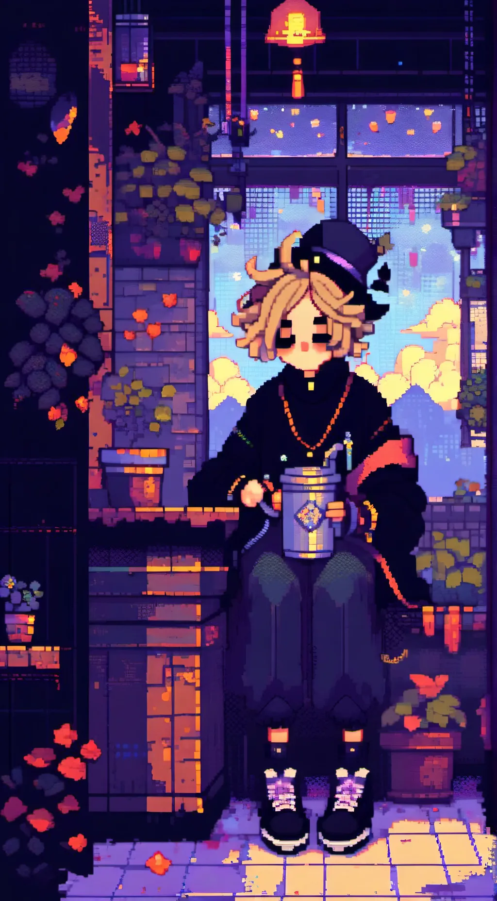 ai character: Edward x yarnaby background