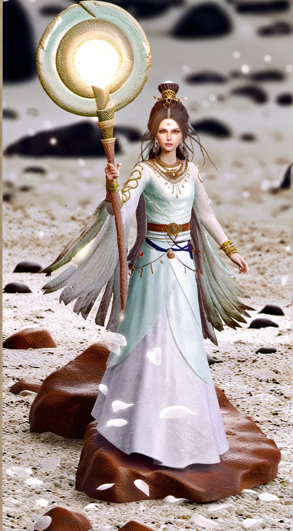 ai character: rosa background