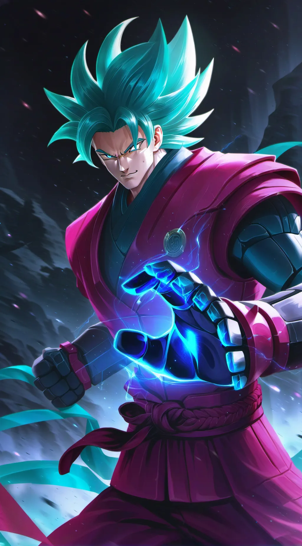ai character: vegito  background