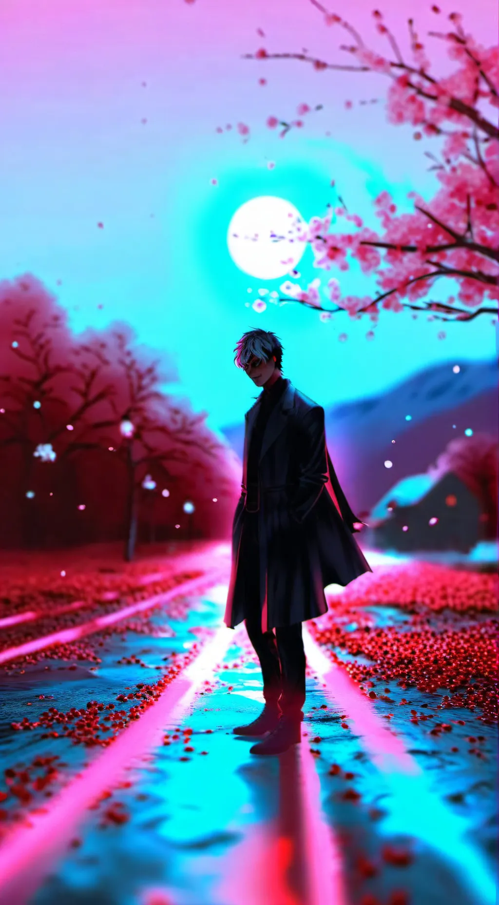 ai character: LOV at the bar background