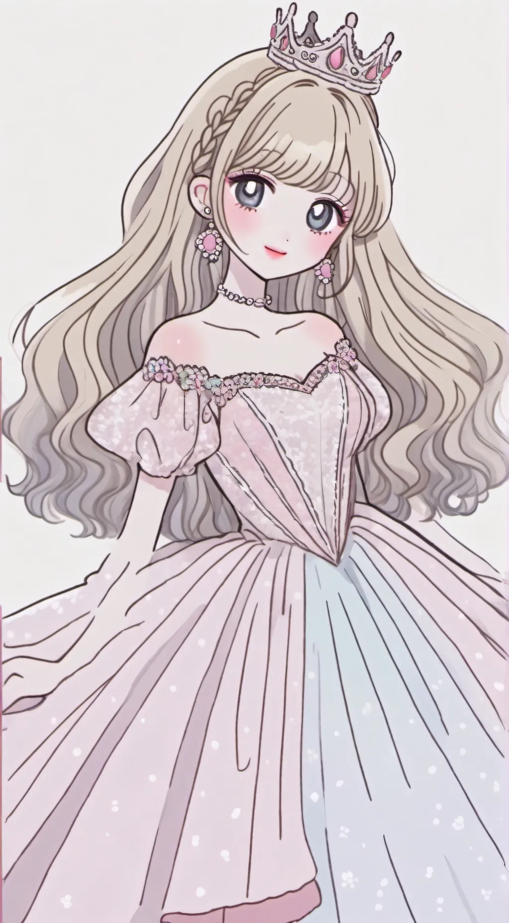 ai character: FL) Rose background