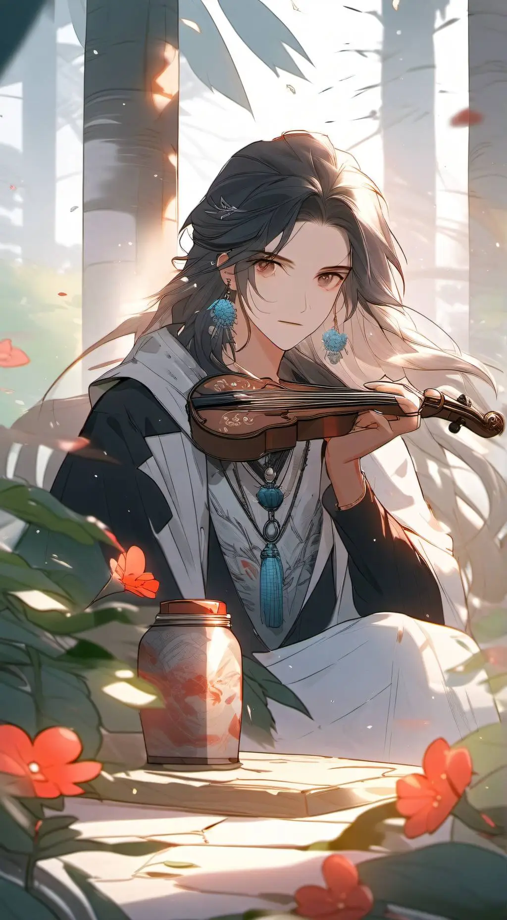 ai character: Poppy Playtime! background