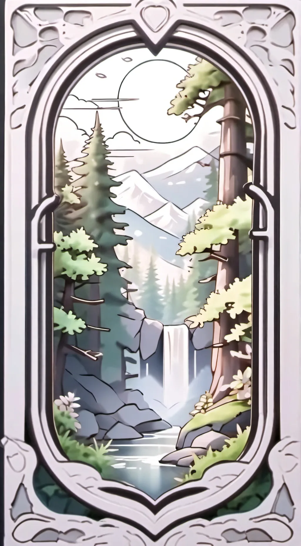 ai character: Mha rainy day background