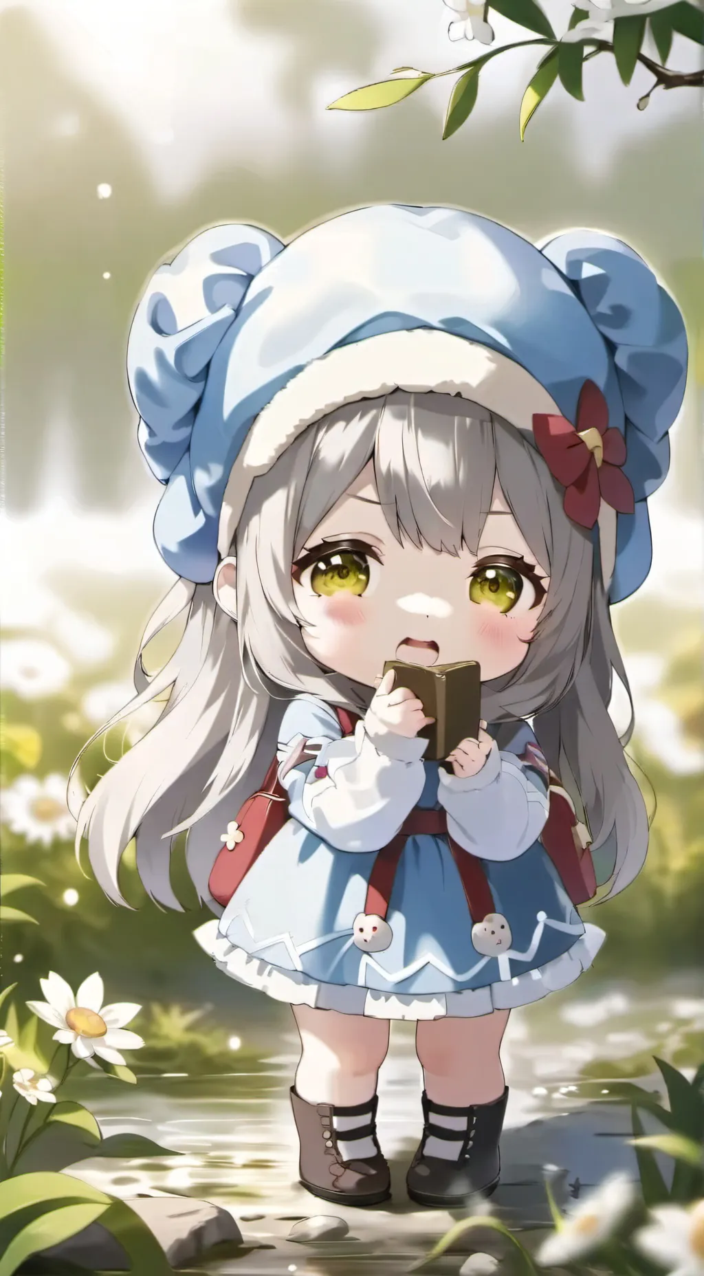 ai character: puffy  background