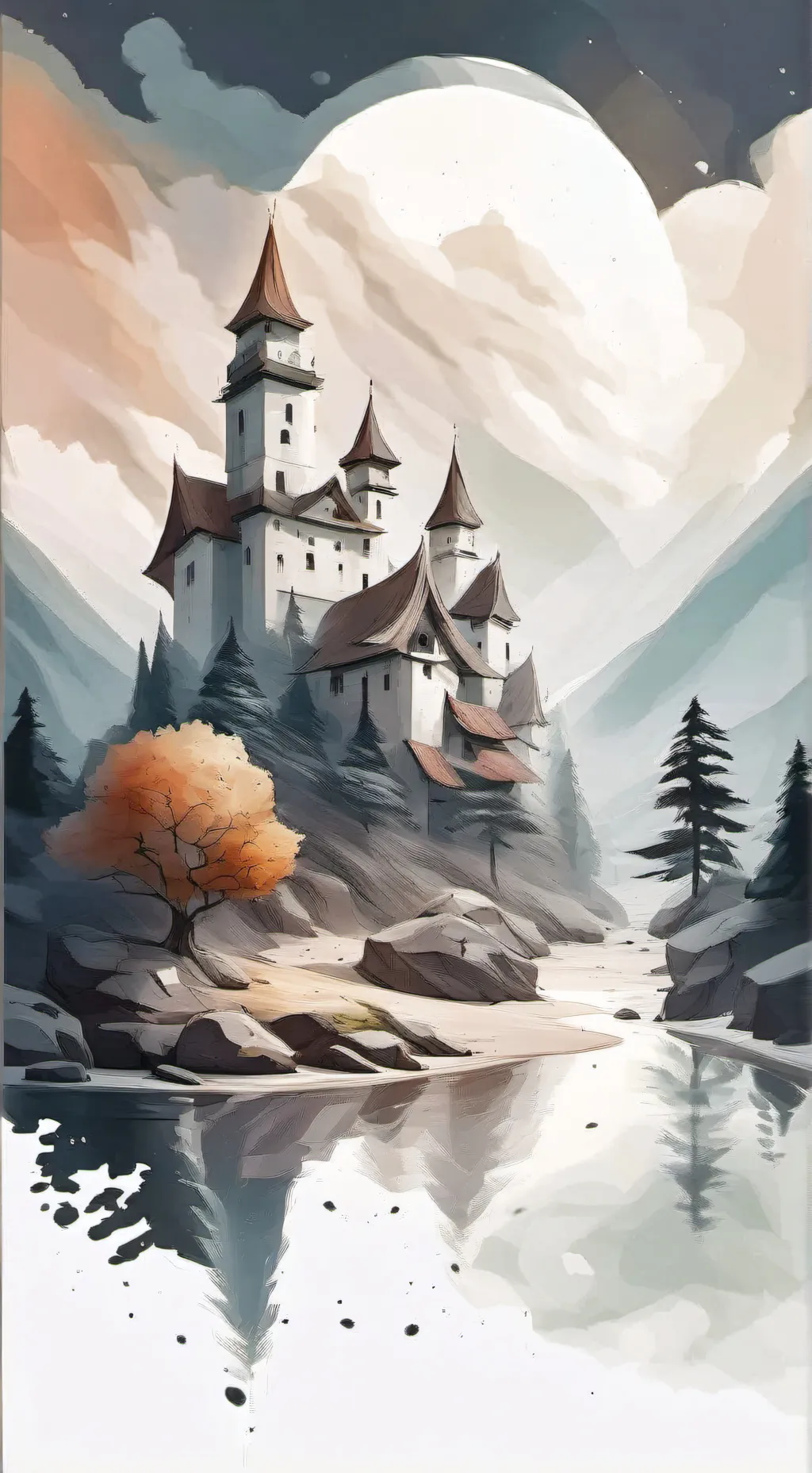 ai character: School field trip background