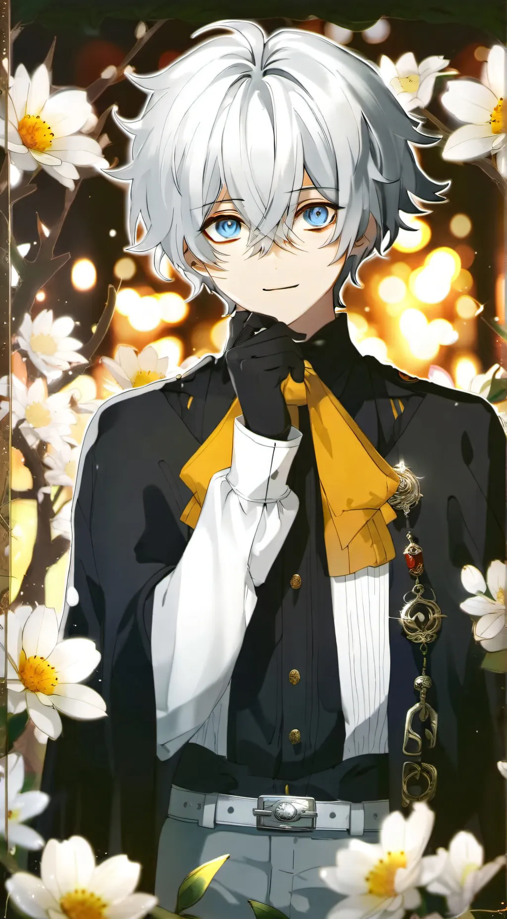 ai character: Omega boy background