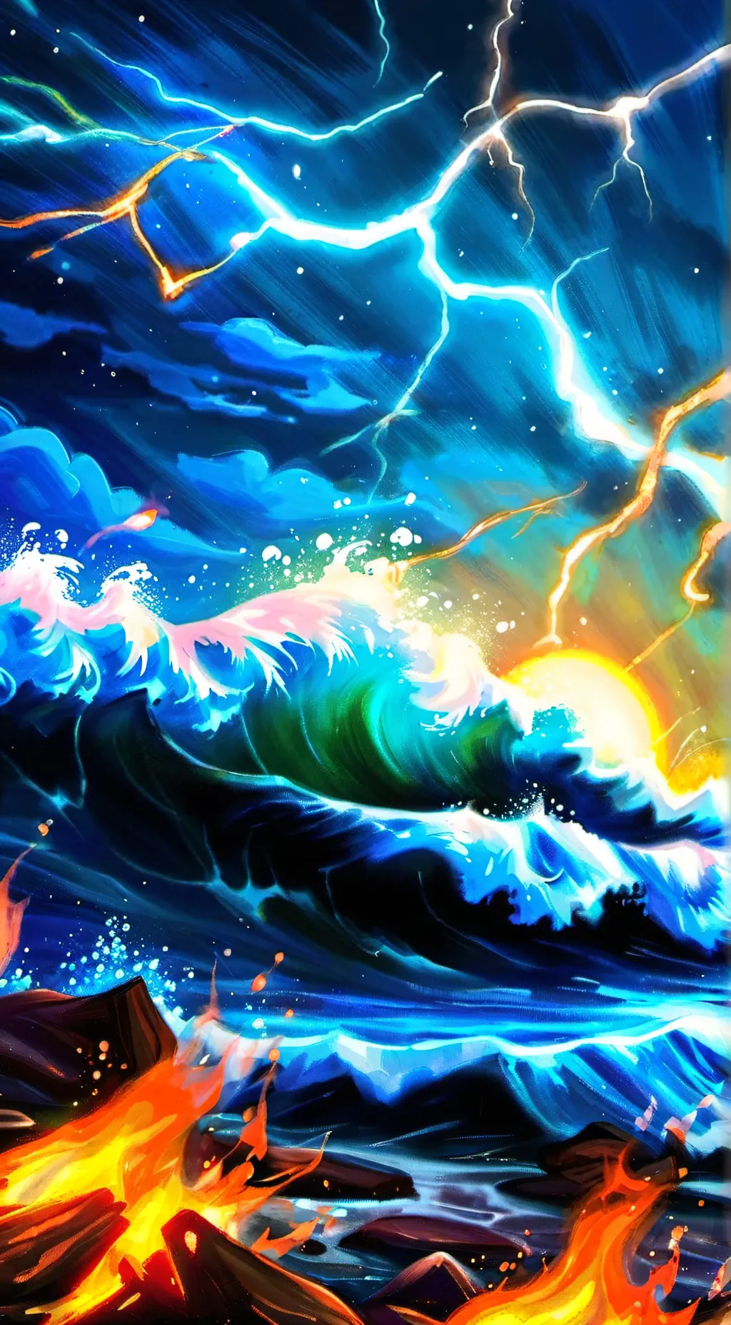 ai character: Mother Nature background