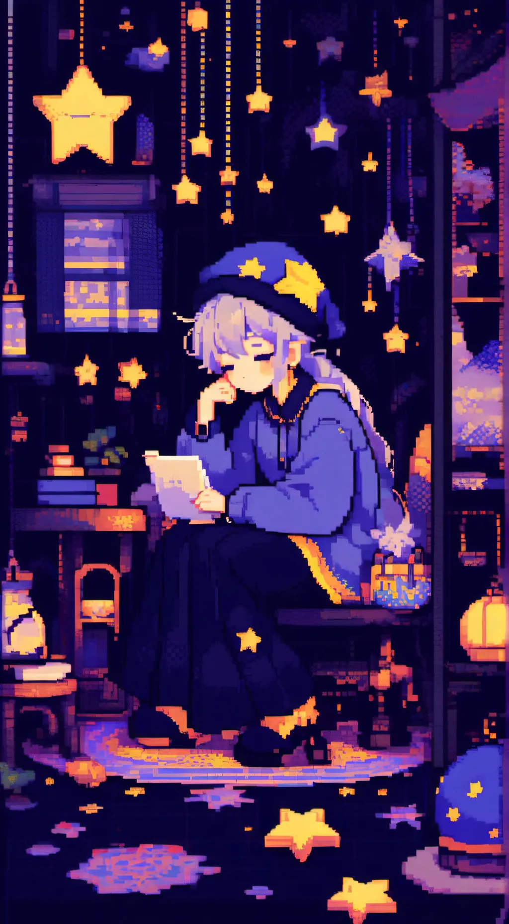 ai character: Human moondrop background